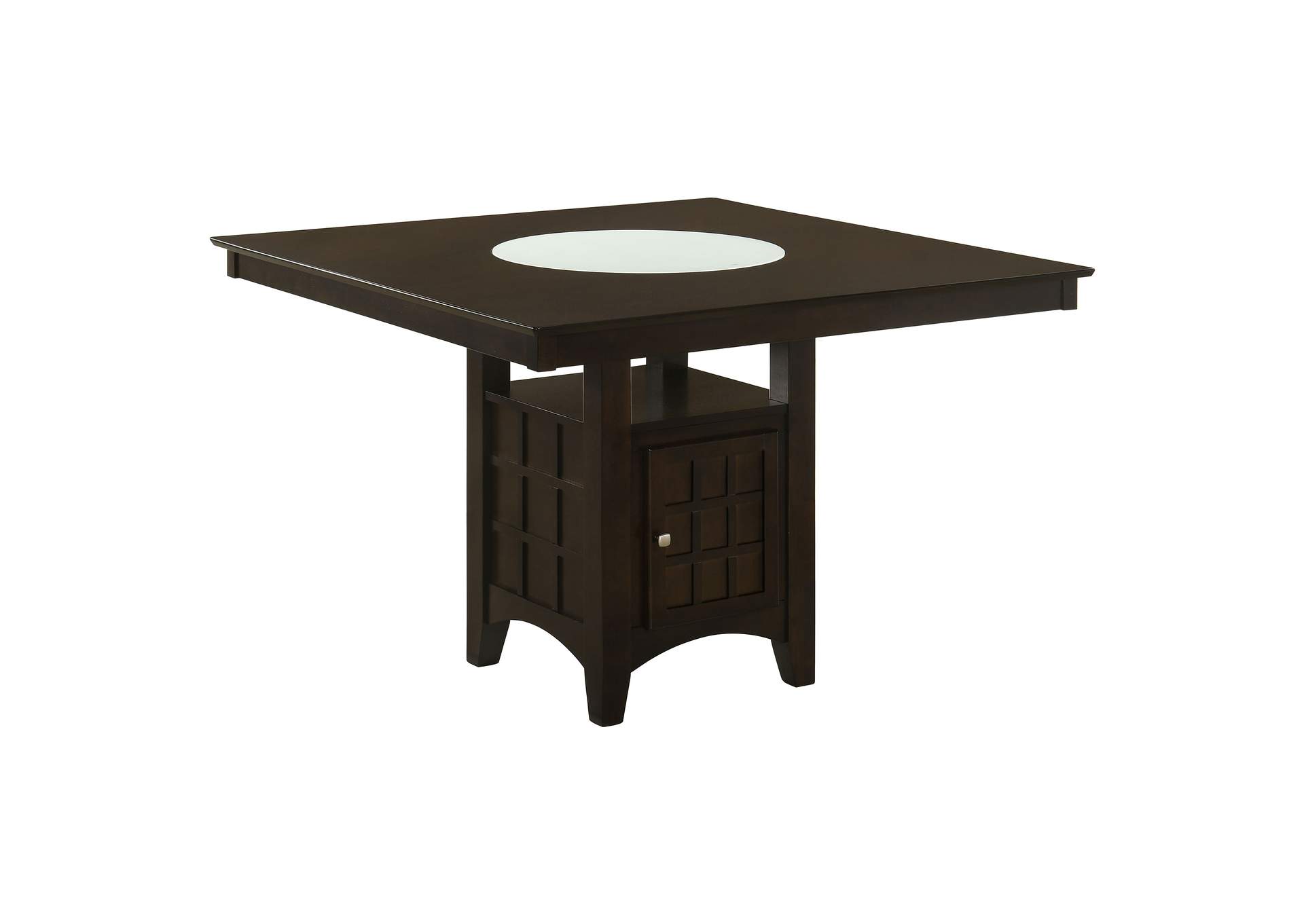 Clanton Storage Counter Height Table Cappuccino,Coaster Furniture
