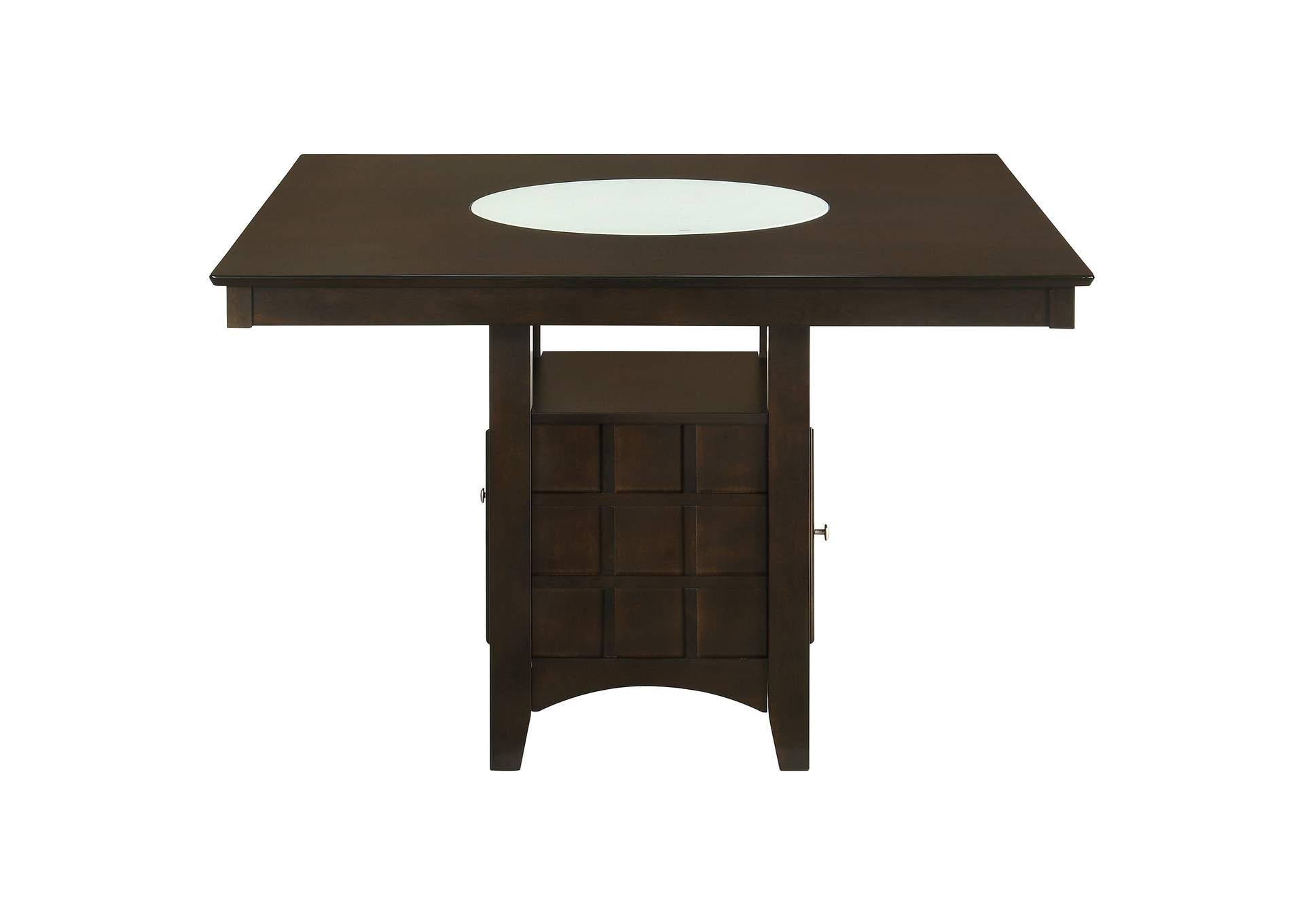 Clanton Storage Counter Height Table Cappuccino,Coaster Furniture
