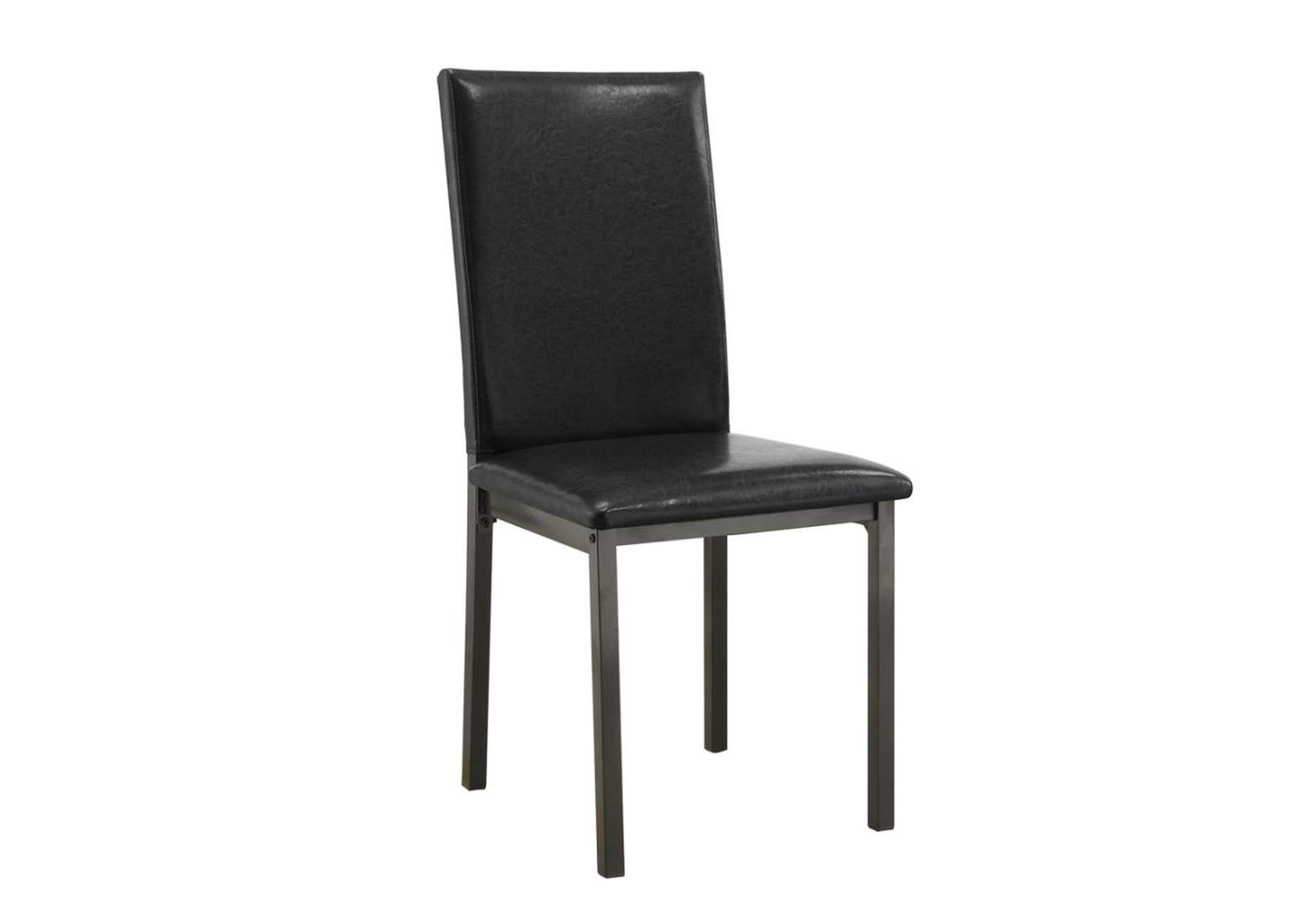 Garza Upholstered Dining Chairs Black (Set Of 2),Coaster Furniture