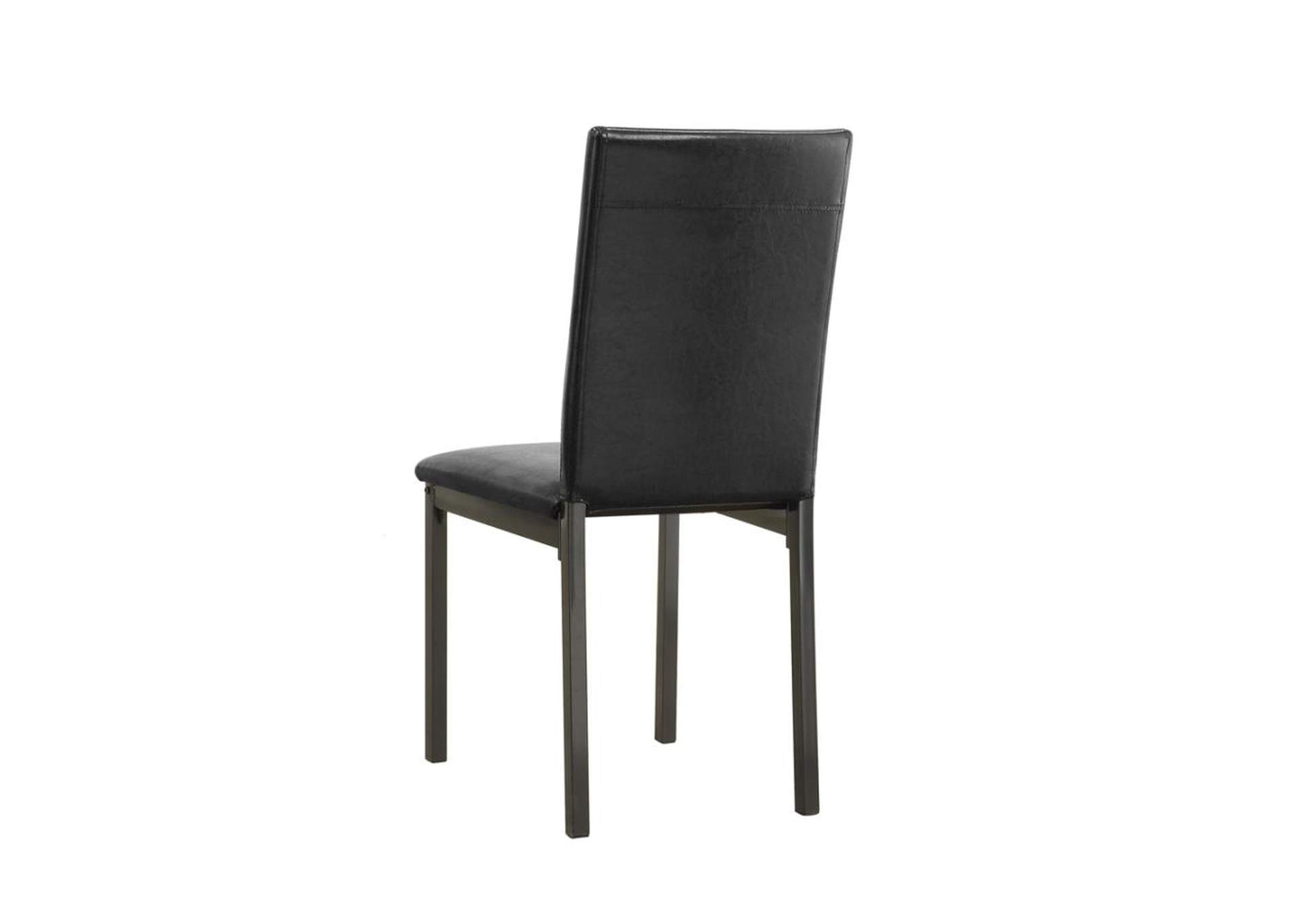 Garza Upholstered Dining Chairs Black (Set Of 2),Coaster Furniture