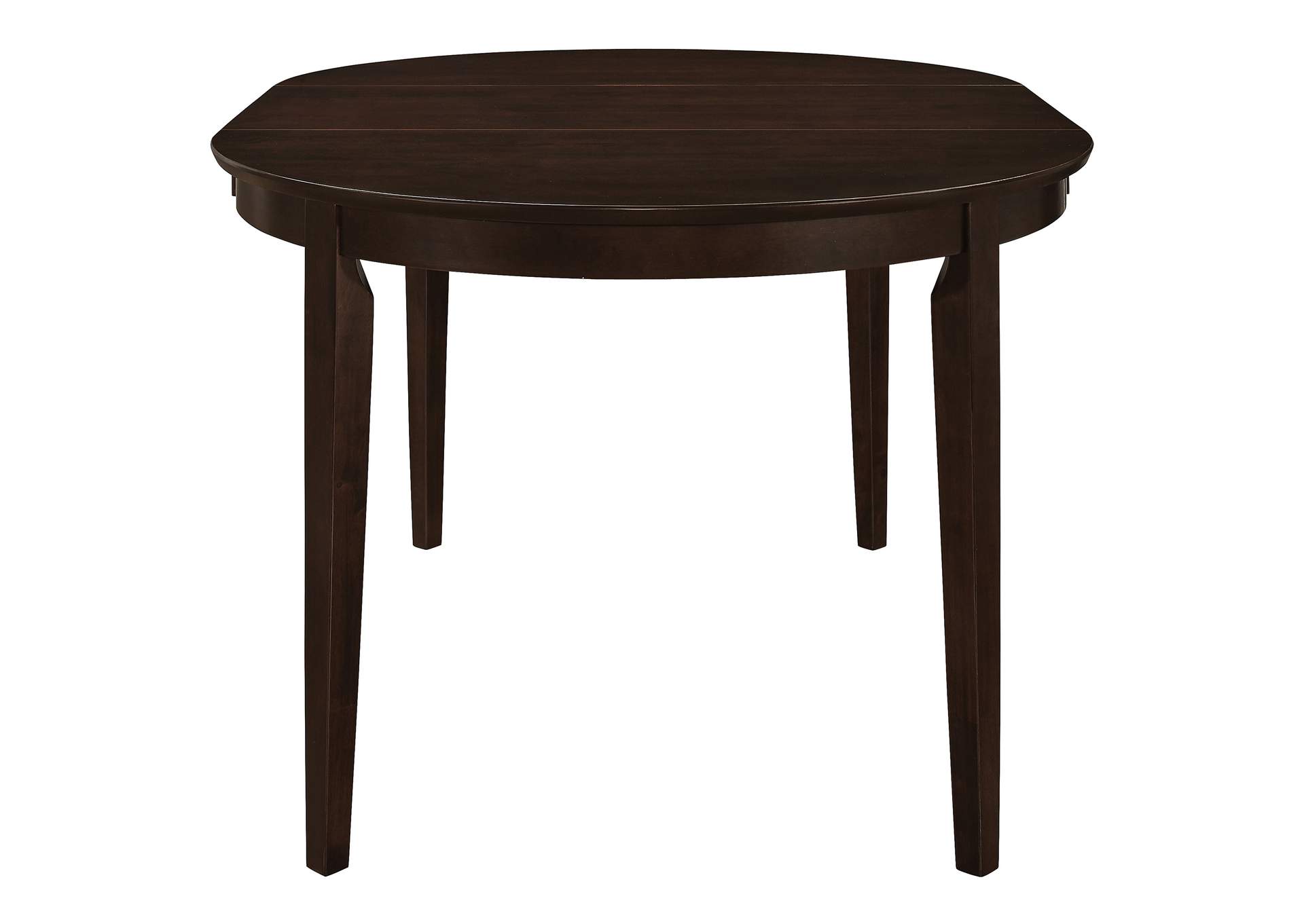 Gabriel Oval Dining Table Cappuccino,Coaster Furniture