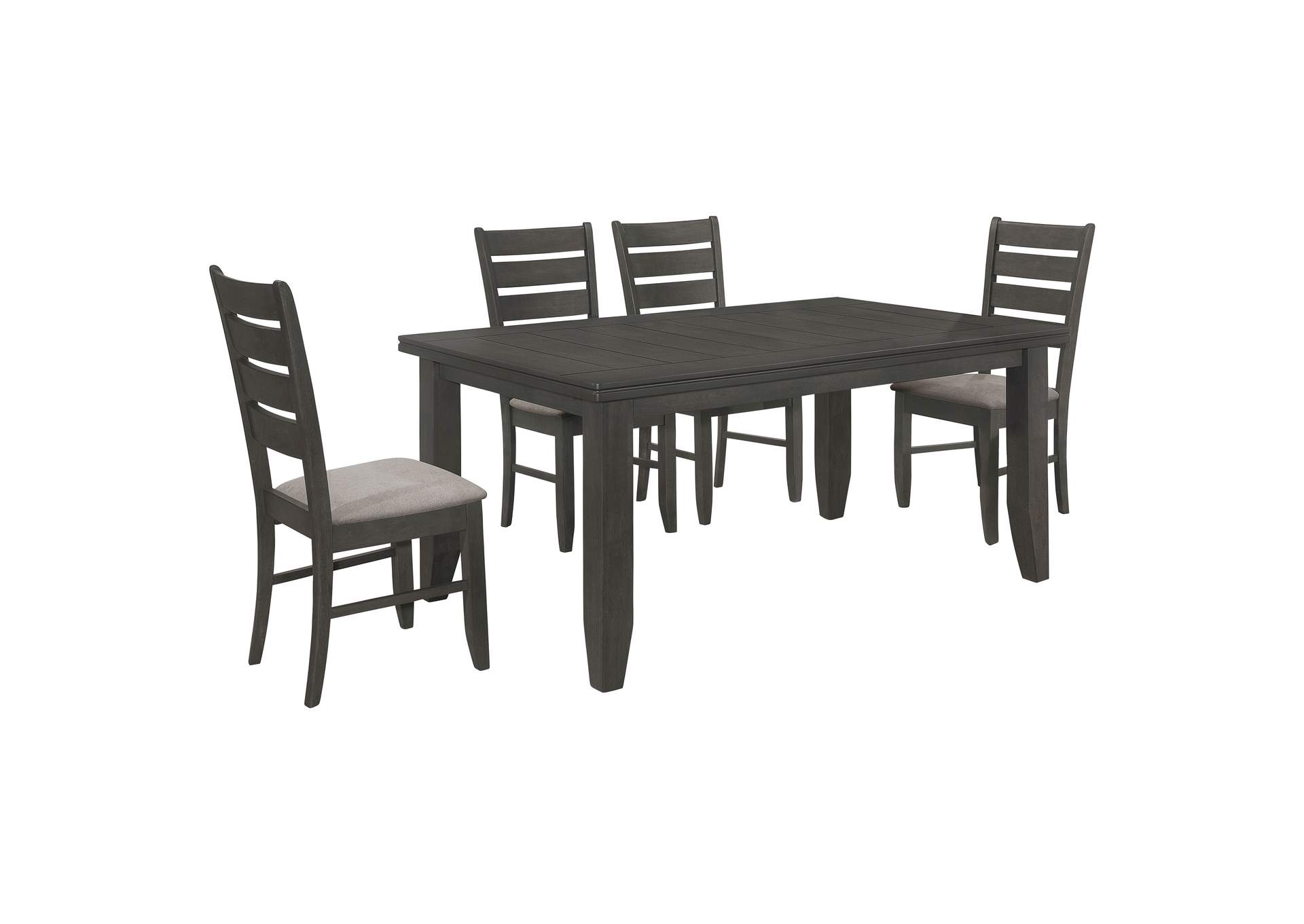 Dalila 5-piece Rectangular Dining Set Grey and Dark Grey,Coaster Furniture