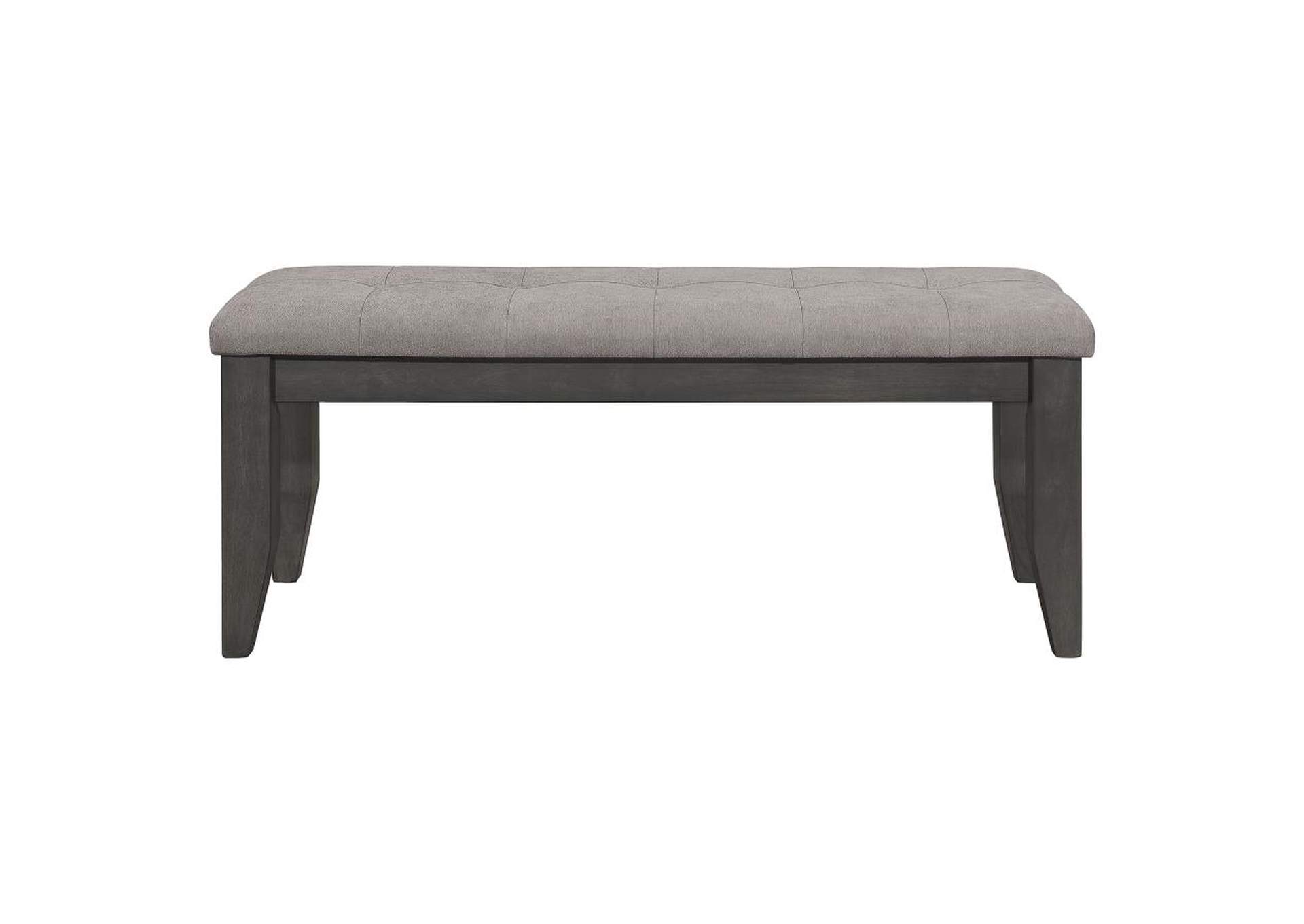 Dalila Padded Cushion Bench Grey and Dark Grey,Coaster Furniture
