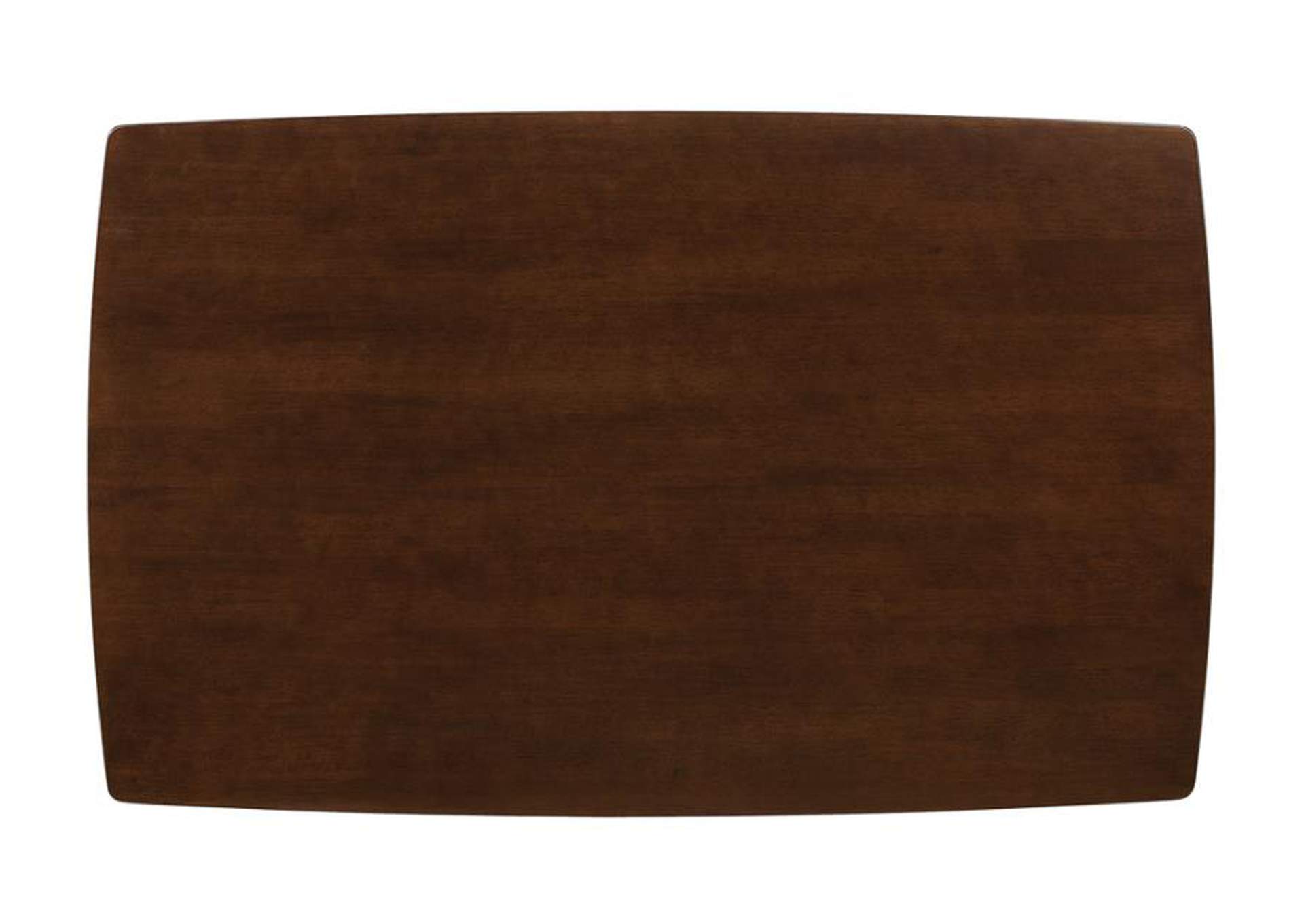 Kersey Dining Table with Angled Legs Chestnut,Coaster Furniture
