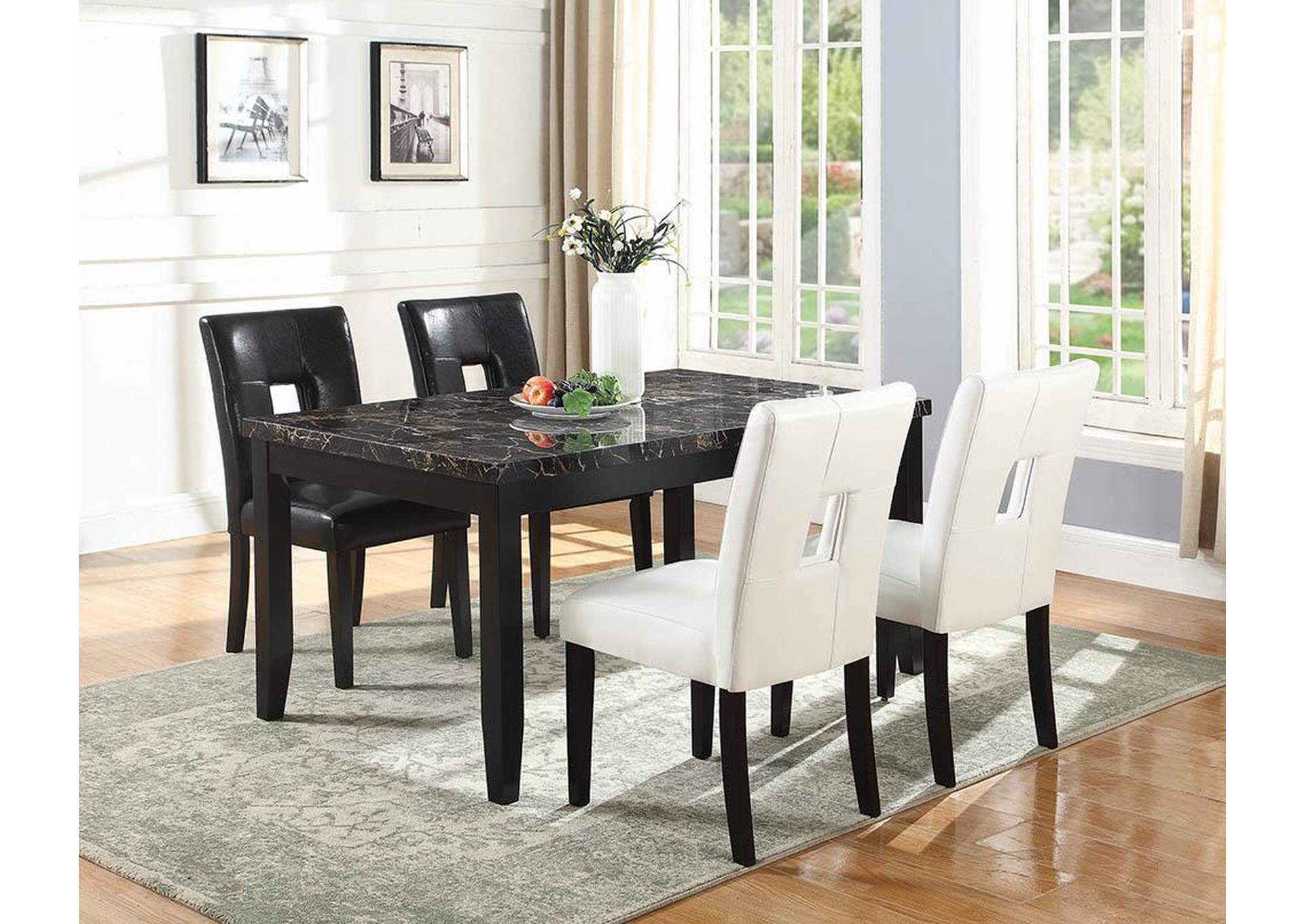 Timothy Black & Cappuccino Dining Chair (Set of 2),ABF Coaster Furniture