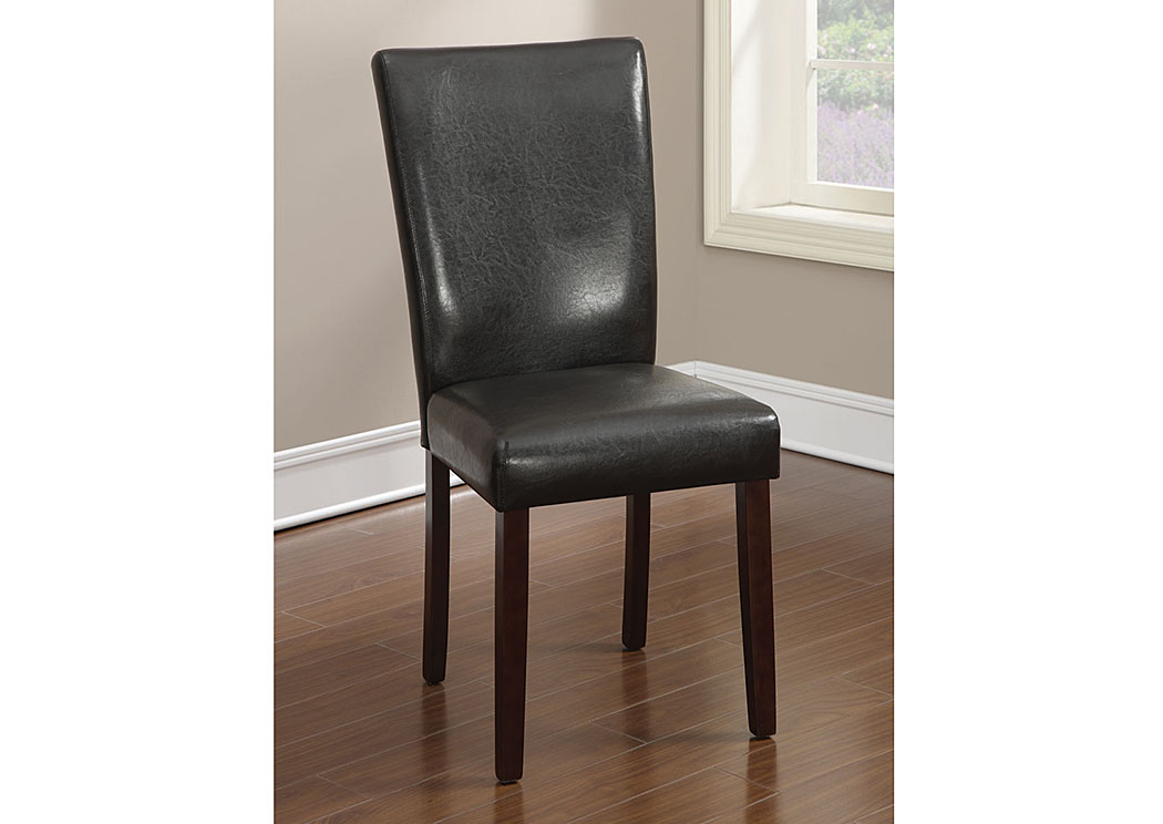 Dark Brown & Walnut Dining Chair (Set of 2),ABF Coaster Furniture