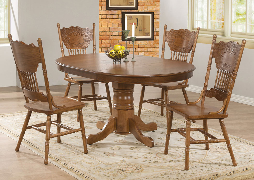 Brooks Oak Dining Chair (Set of 2),ABF Coaster Furniture