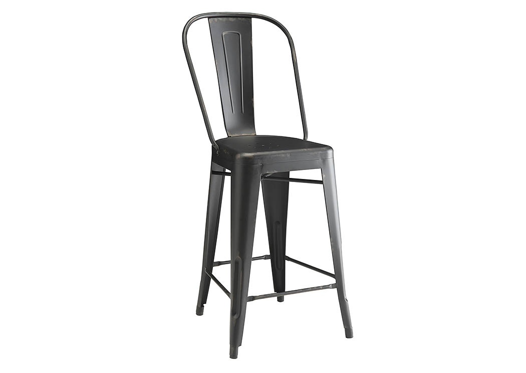 Black Counter Height Chair (Set of 2),ABF Coaster Furniture