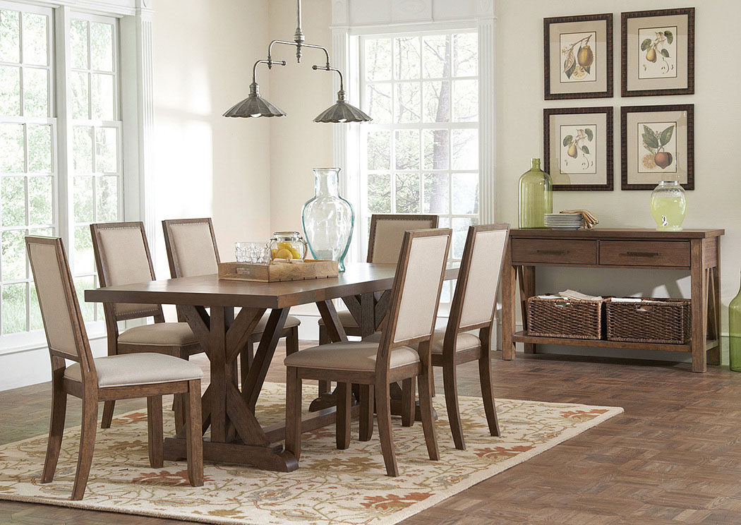 Dining Table & Four Side Chairs,ABF Coaster Furniture