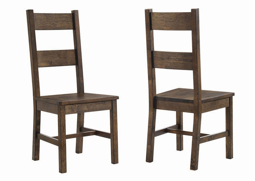 Rustic Golden Brown Dining Chair (Set of 2),ABF Coaster Furniture