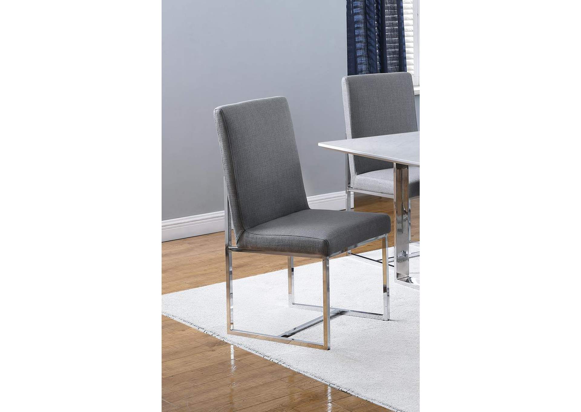 Stainless Dining Chair (Set of 2),ABF Coaster Furniture