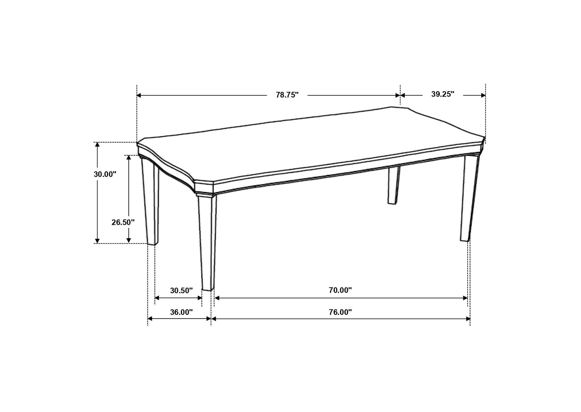 DINING TABLE 5 PC SET,Coaster Furniture