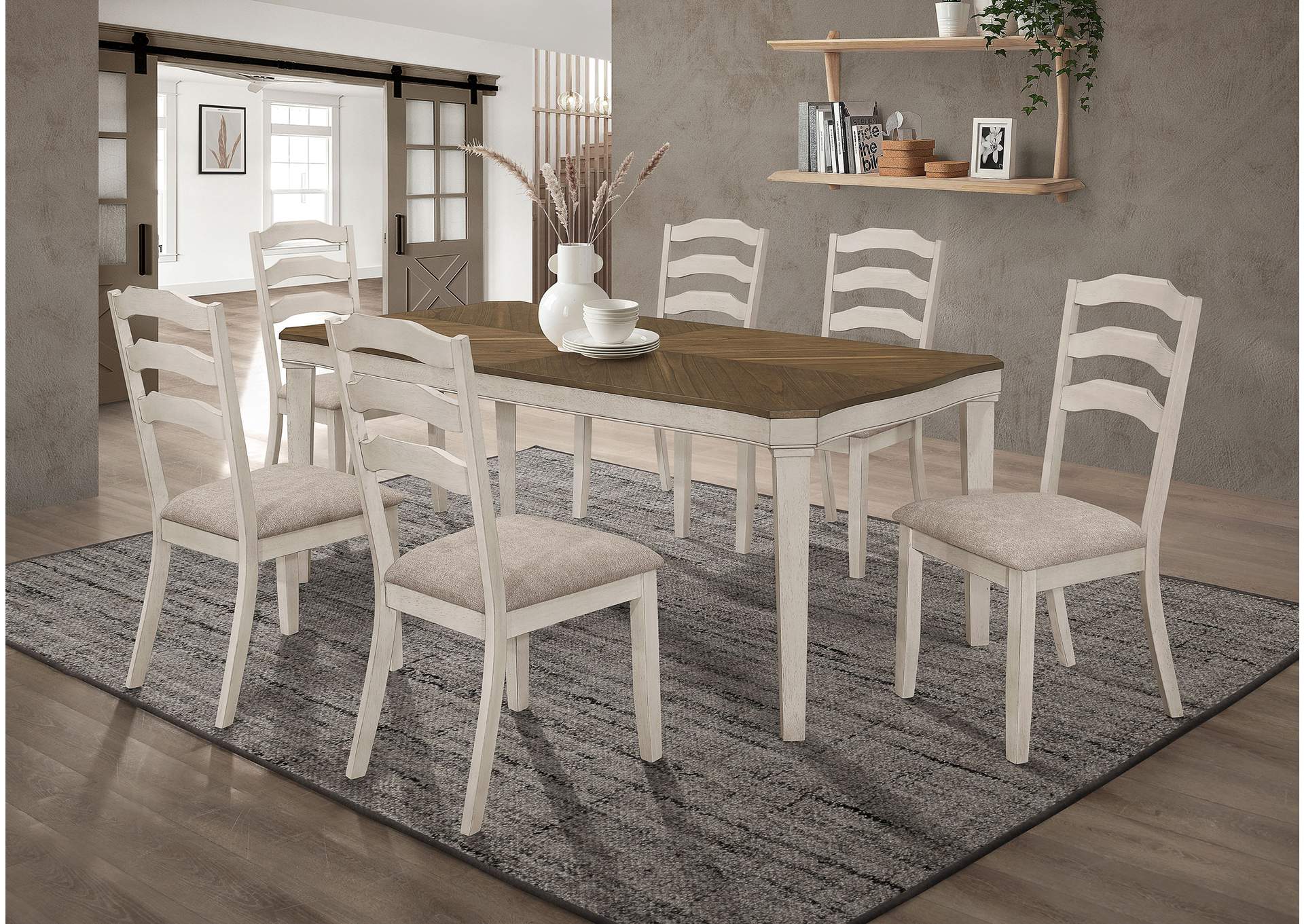 DINING TABLE 7 PC SET,Coaster Furniture