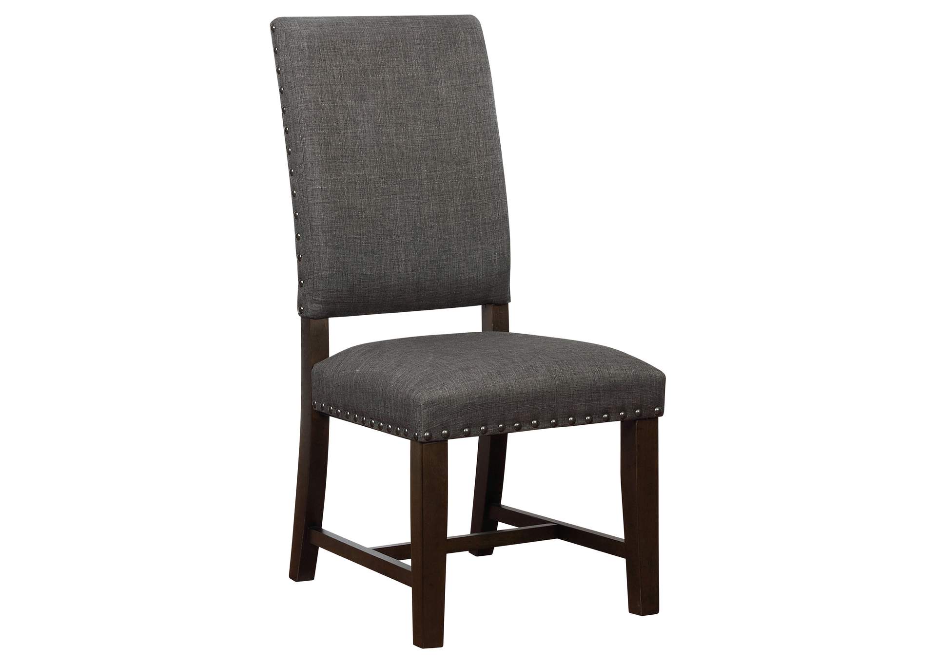 Twain Upholstered Side Chairs Warm Grey (Set of 2),Coaster Furniture