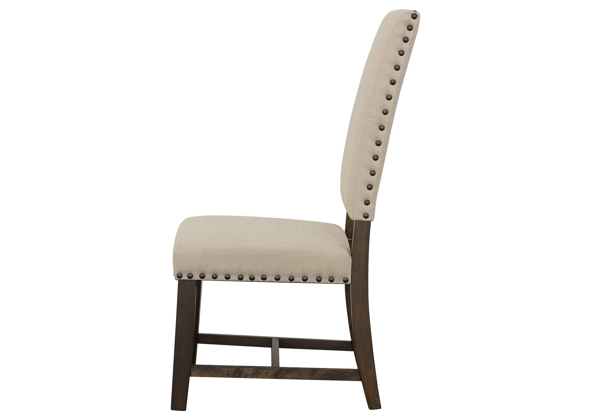 Twain Upholstered Side Chairs Beige (Set of 2),Coaster Furniture