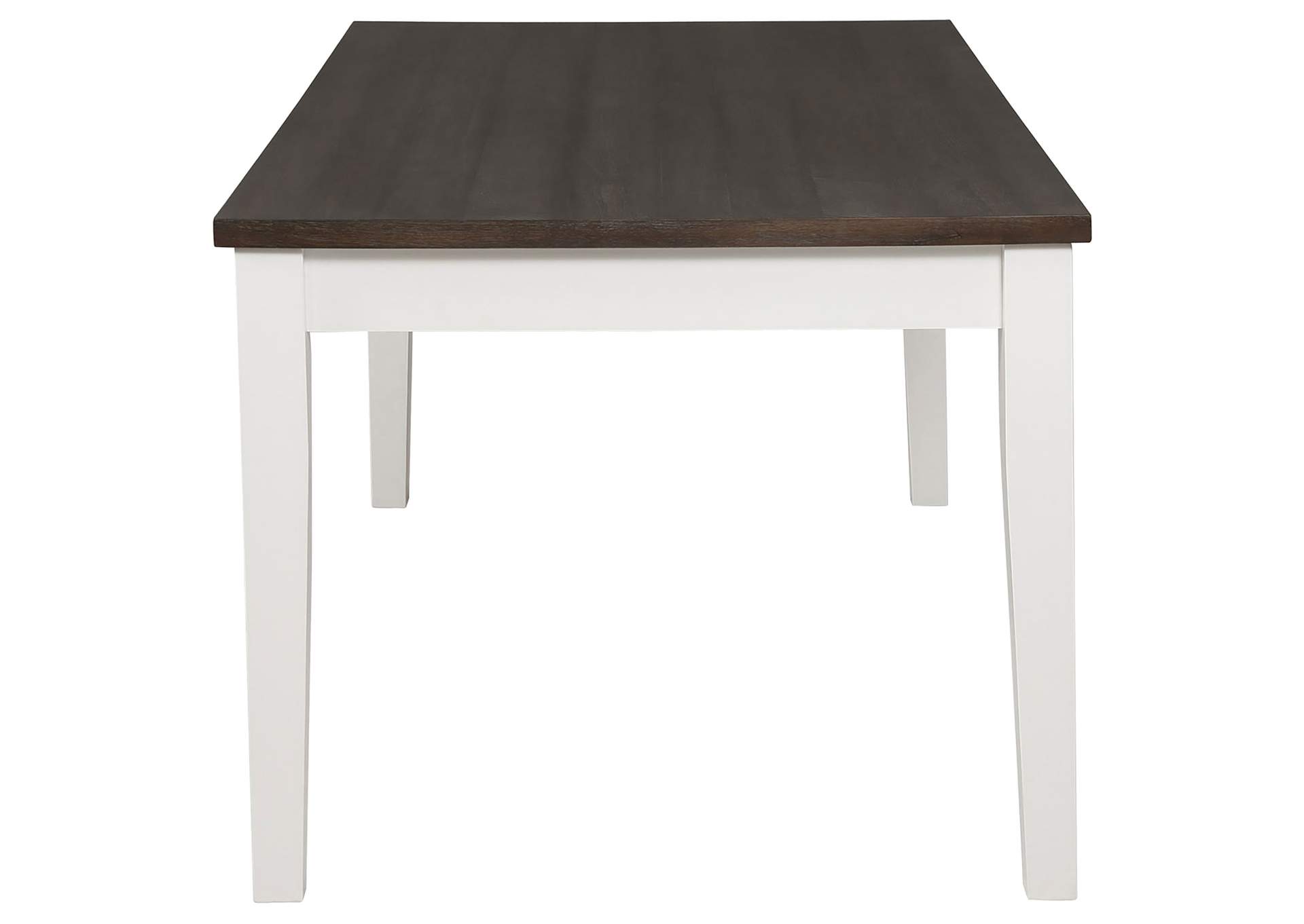 Kingman 4-drawer Dining Table Espresso and White,Coaster Furniture