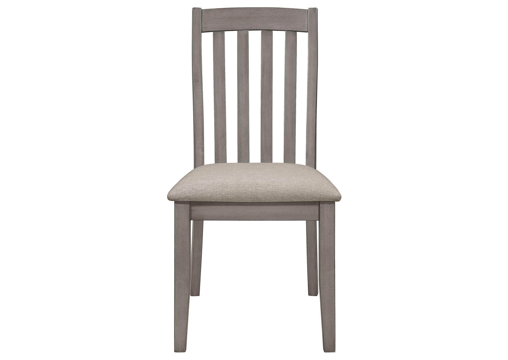 Nogales Slat Back Side Chairs Coastal Grey (Set of 2),Coaster Furniture