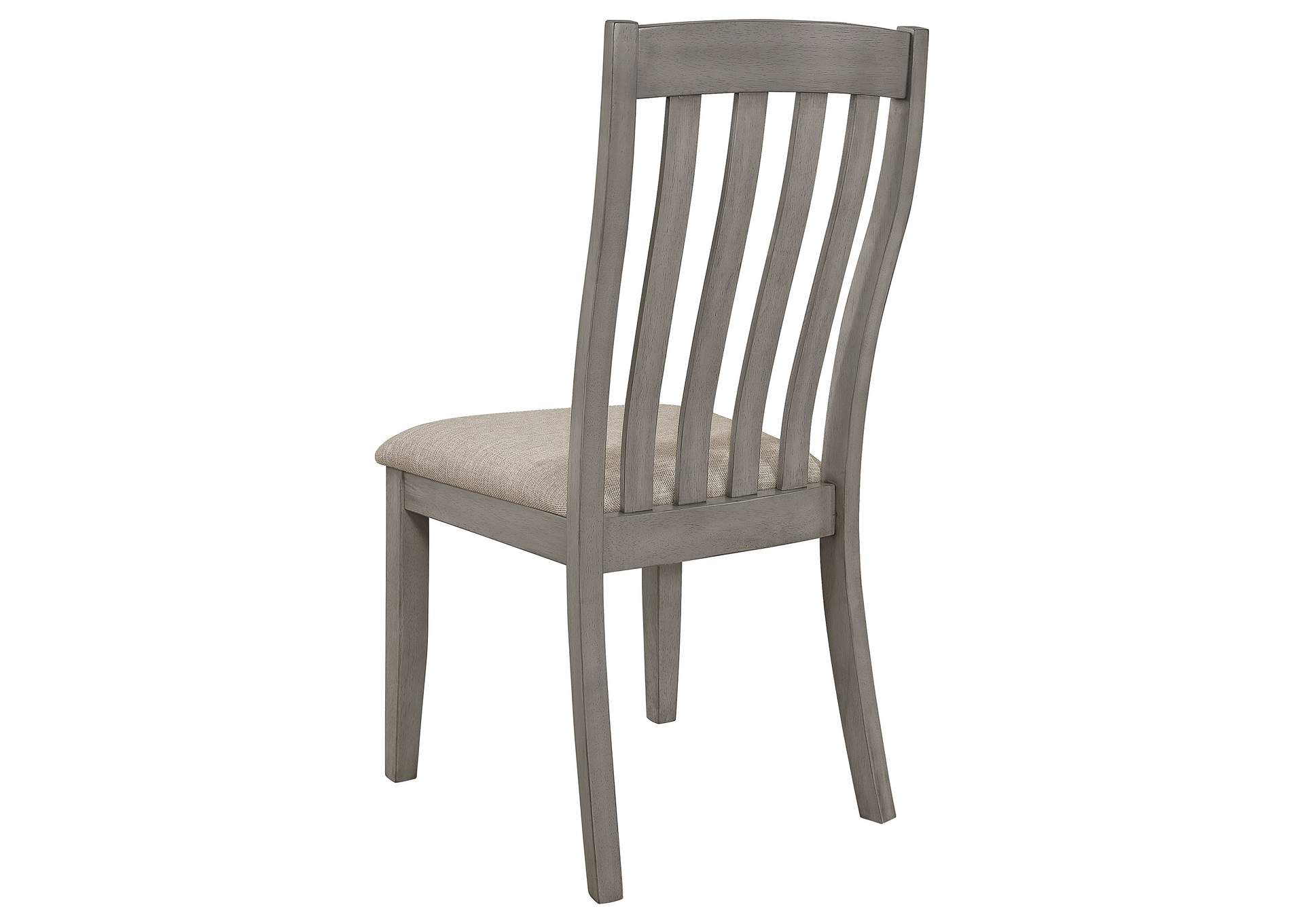 Nogales Slat Back Side Chairs Coastal Grey (Set of 2),Coaster Furniture