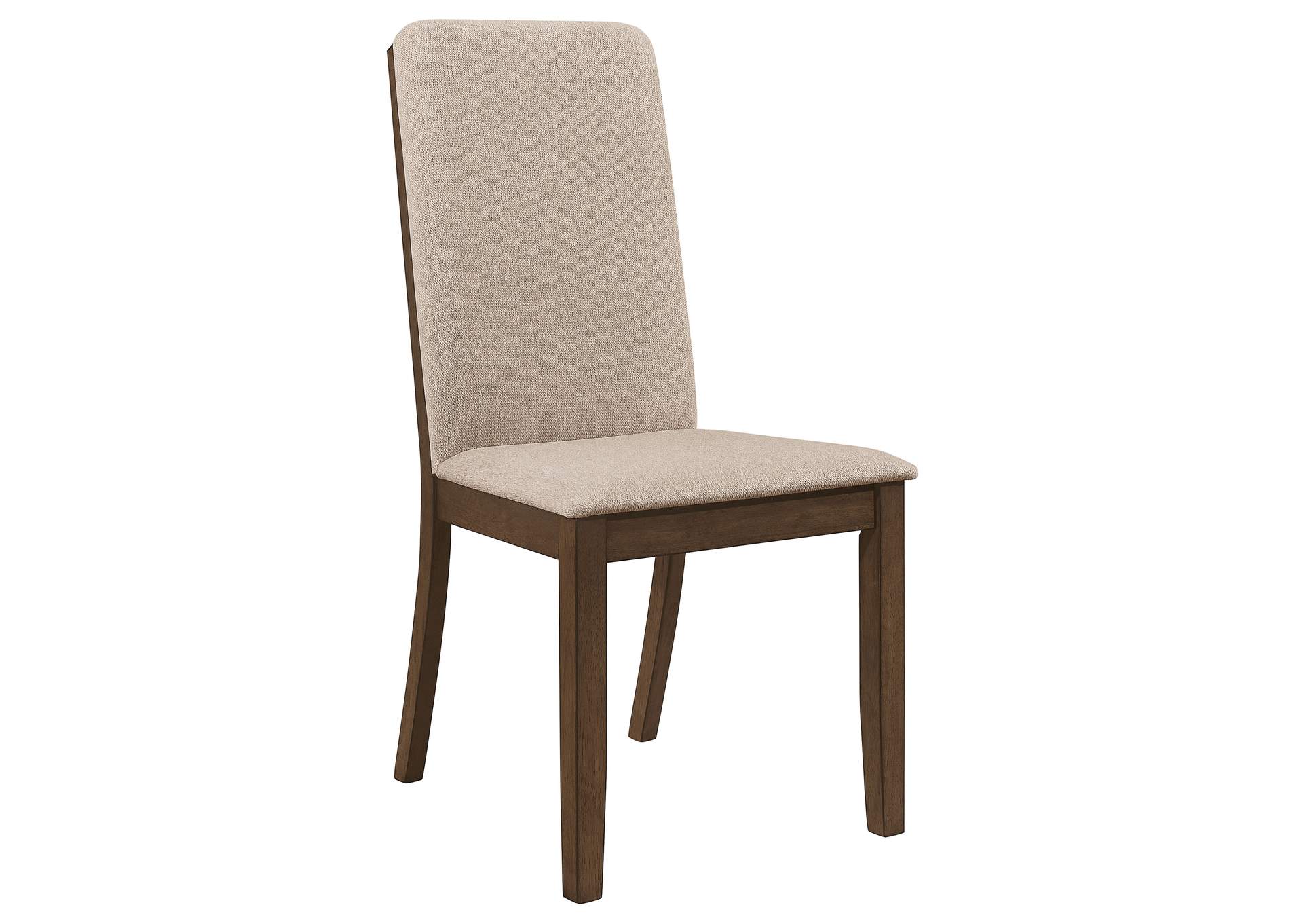 Wethersfield Solid Back Side Chairs Latte (Set of 2),Coaster Furniture