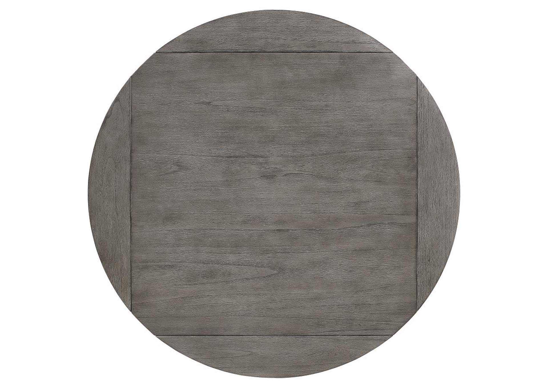 Athens Round Counter Height Table With Drop Leaf Barn Grey,Coaster Furniture