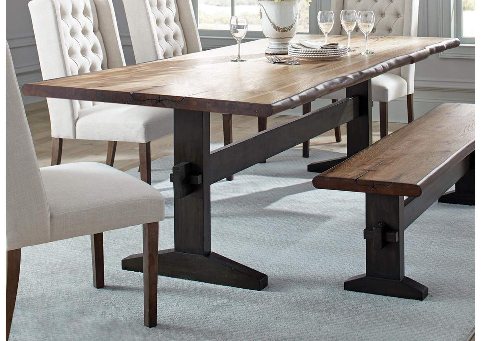 Honey Espresso Dining Table Harlem Furniture