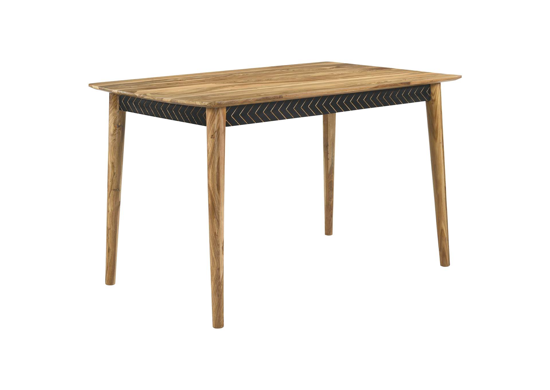 Partridge Rectangular Counter Height Table Natural Sheesham,Coaster Furniture