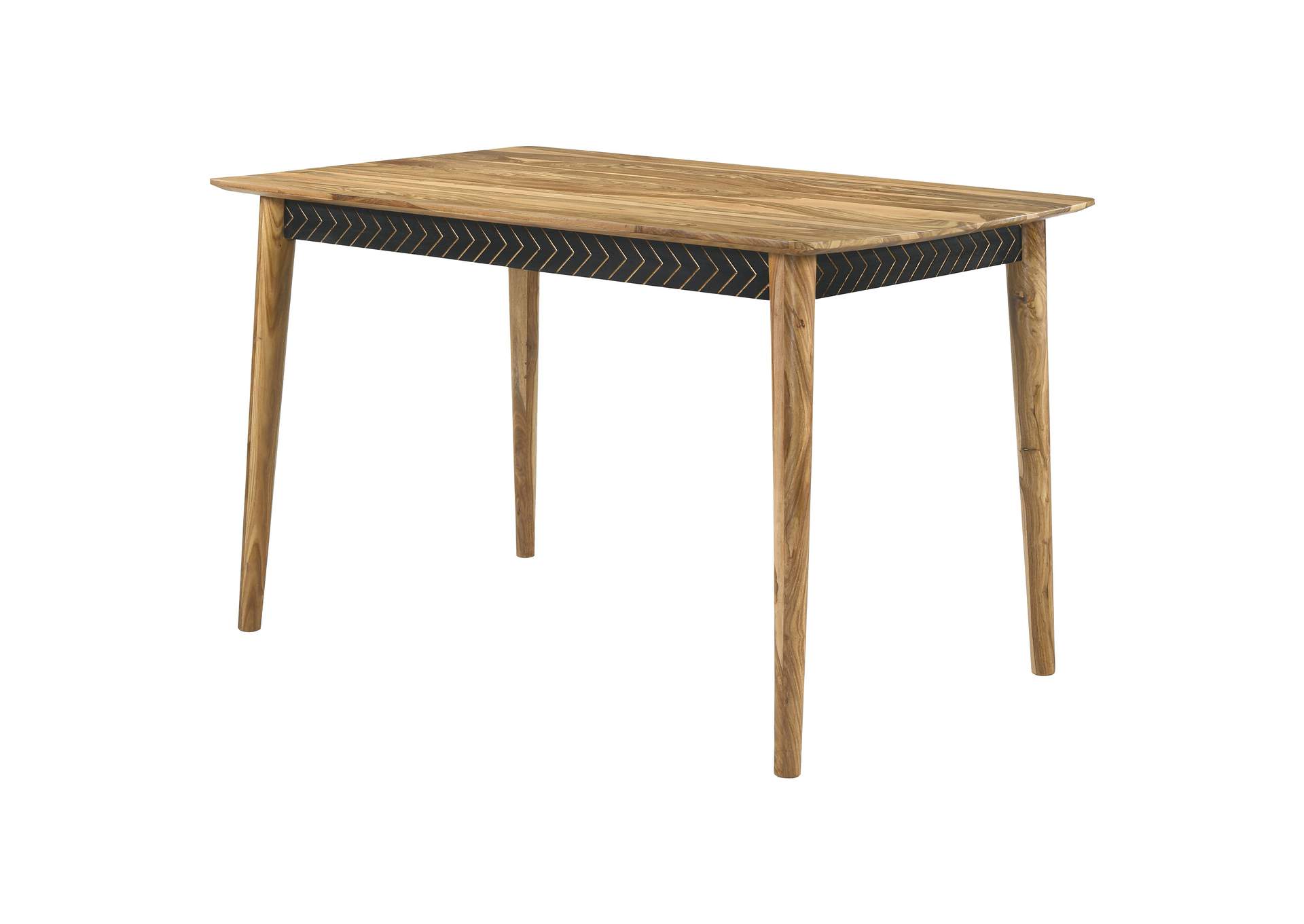 Partridge Rectangular Counter Height Table Natural Sheesham,Coaster Furniture