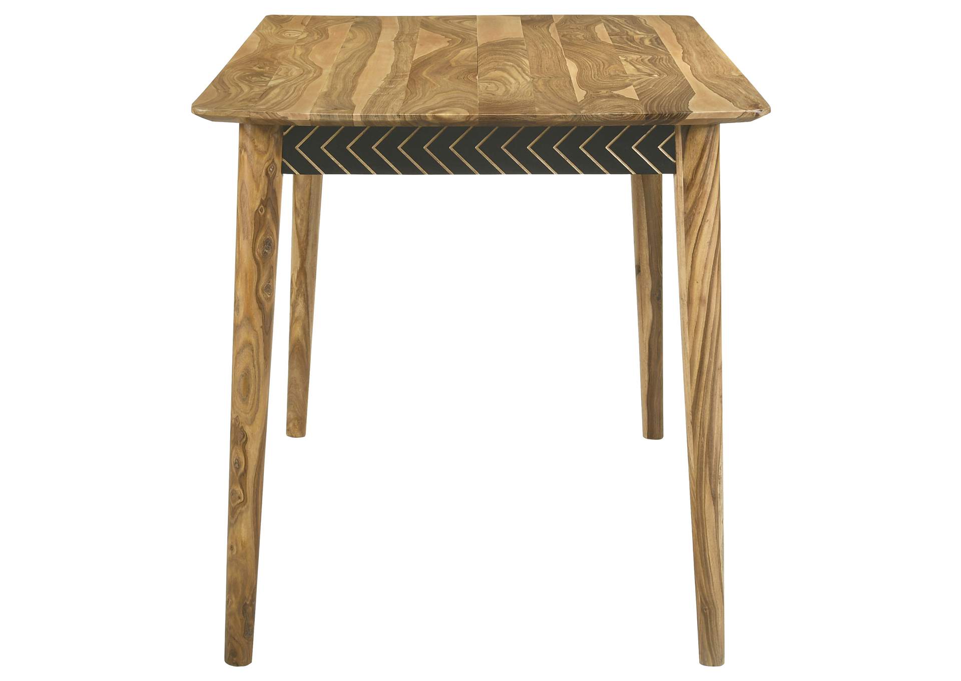 Partridge Rectangular Counter Height Table Natural Sheesham,Coaster Furniture