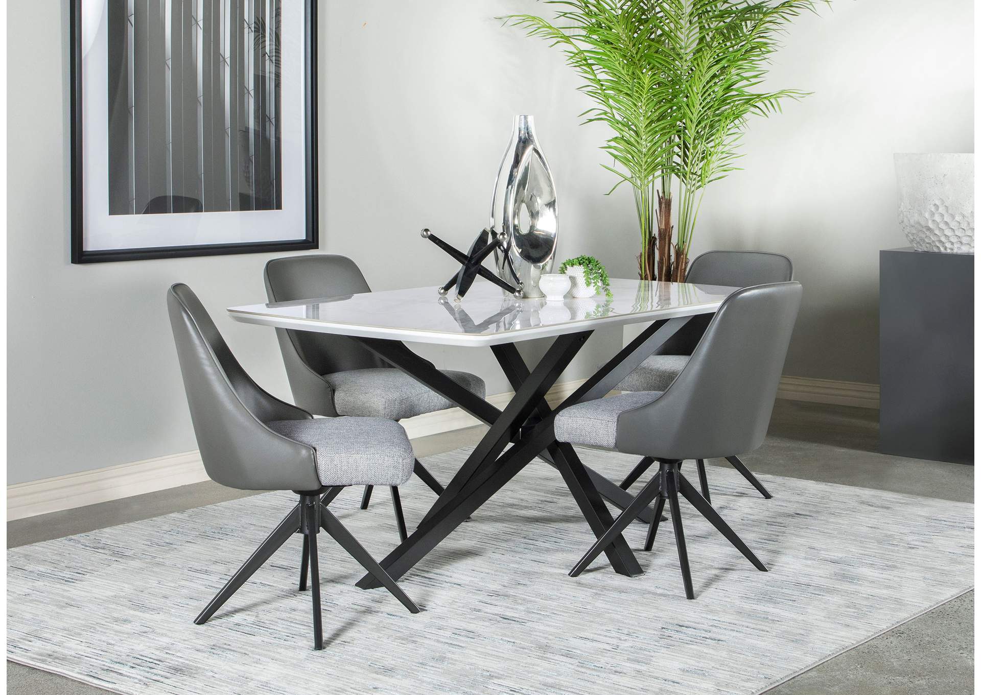 DINING TABLE 5 PC SET,Coaster Furniture