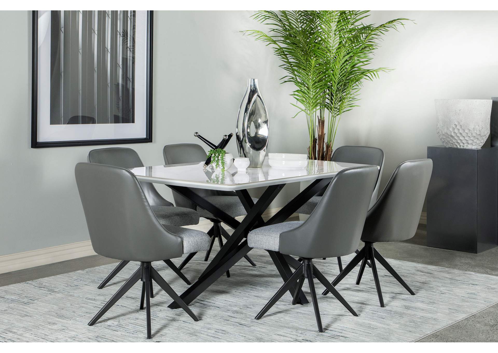 DINING TABLE 7 PC SET,Coaster Furniture