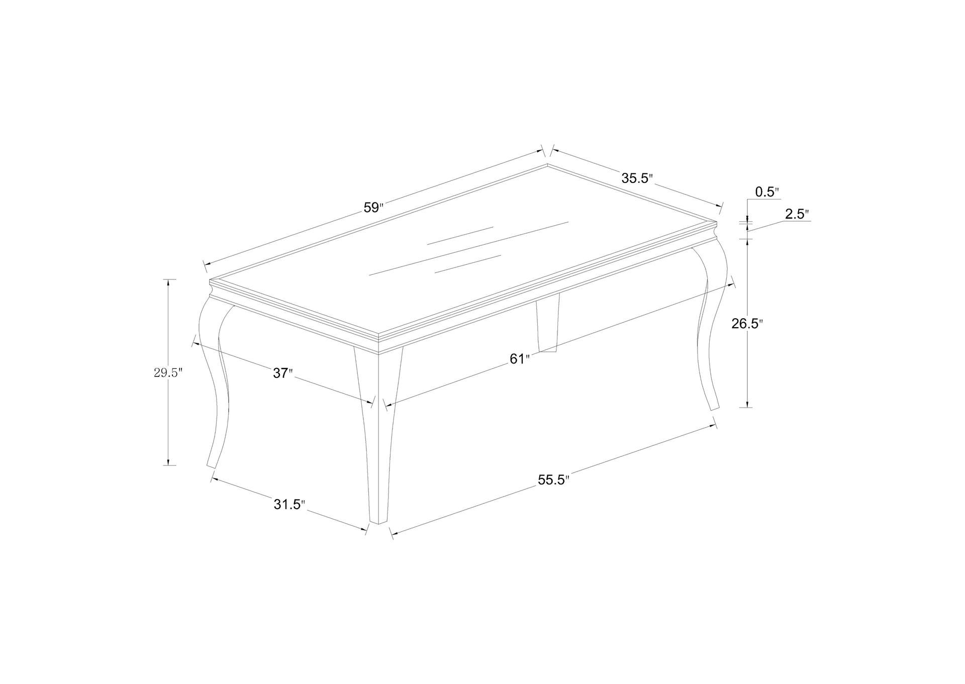 DINING TABLE 5 PC SET,Coaster Furniture