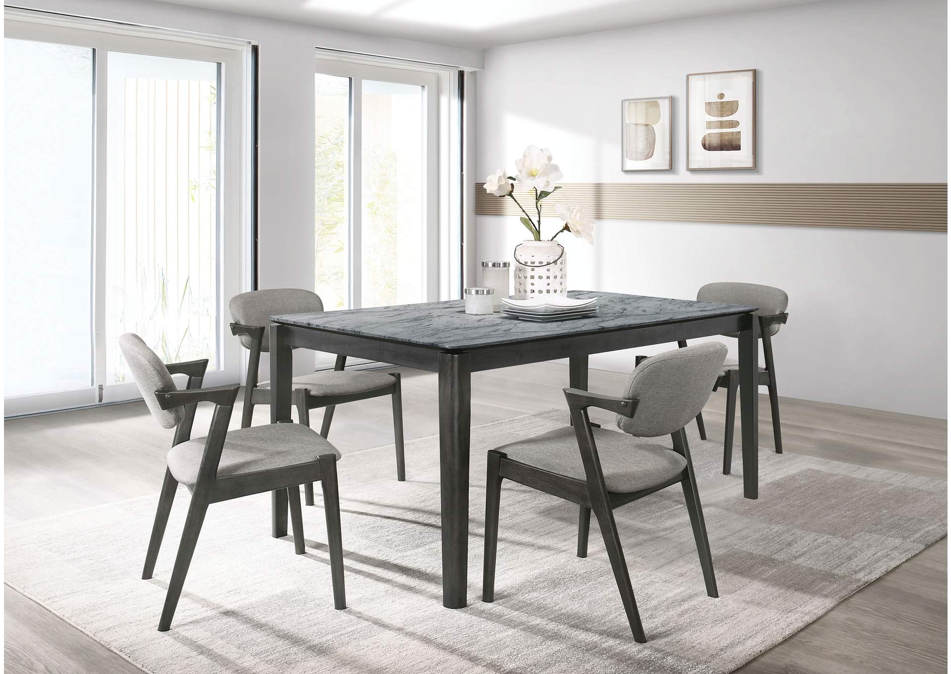 Stevie 5-piece Rectangular Dining Set,Coaster Furniture