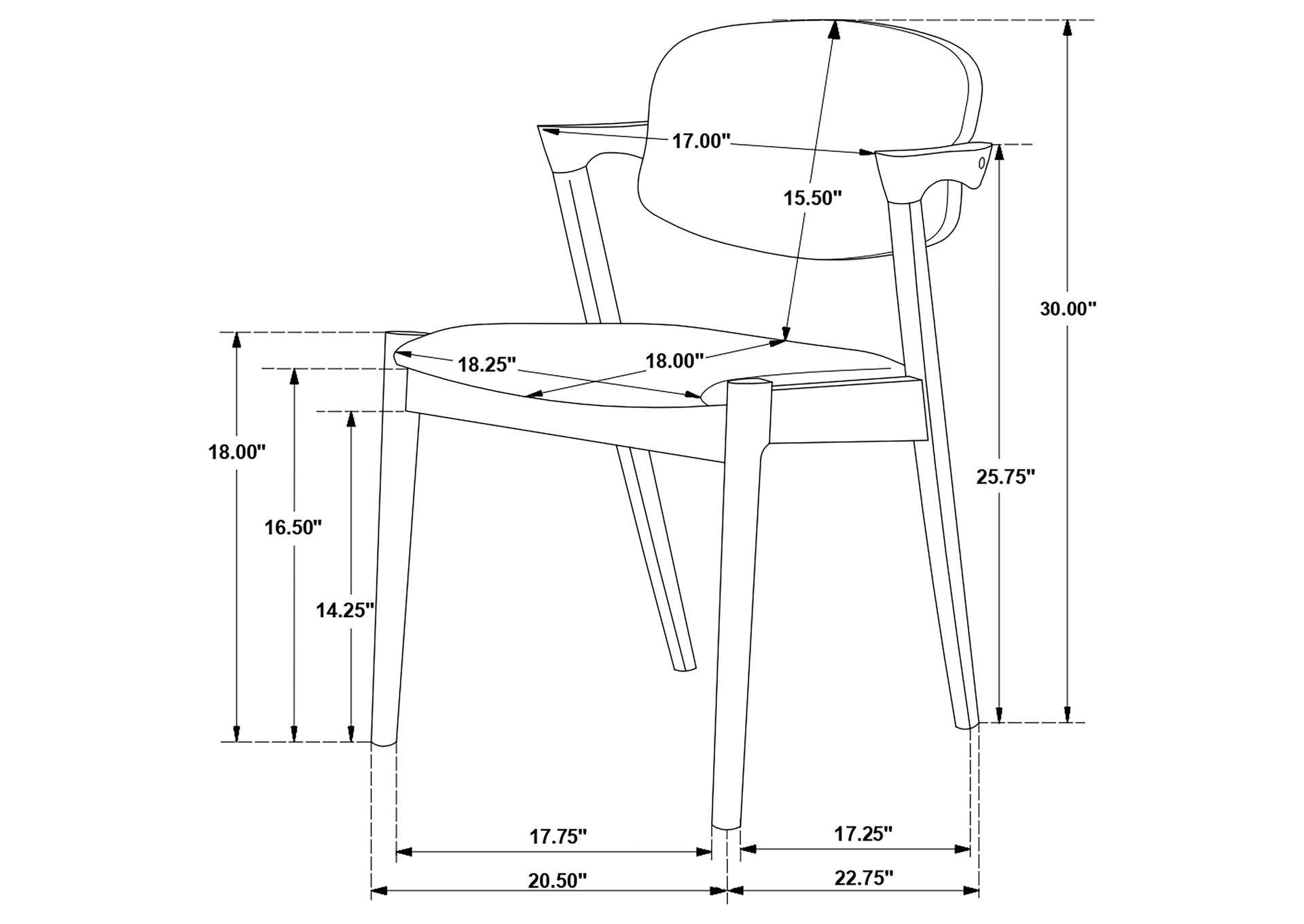 Stevie 5-piece Rectangular Dining Set,Coaster Furniture