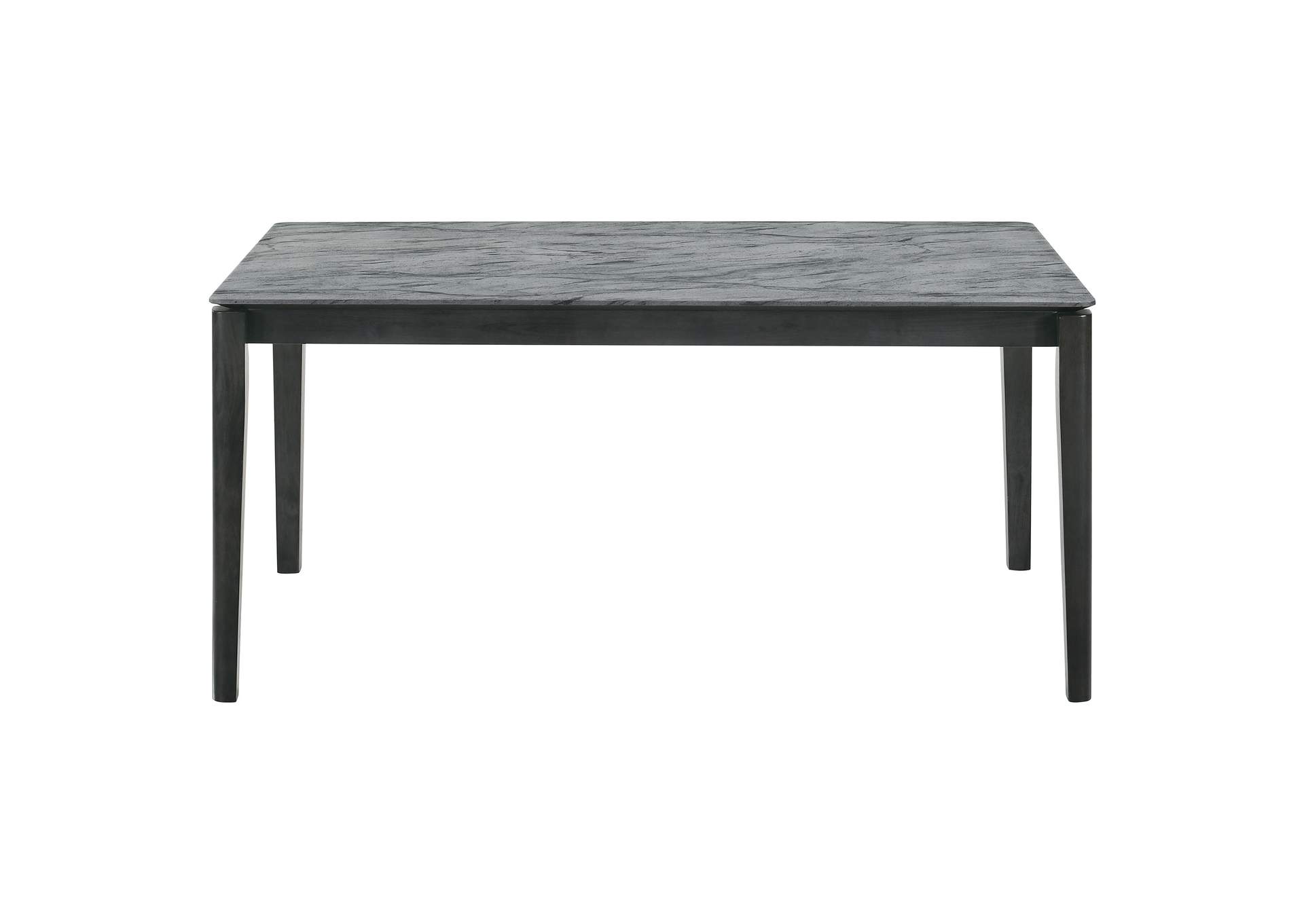 Stevie Rectangular Dining Table with Faux Marble Top,Coaster Furniture