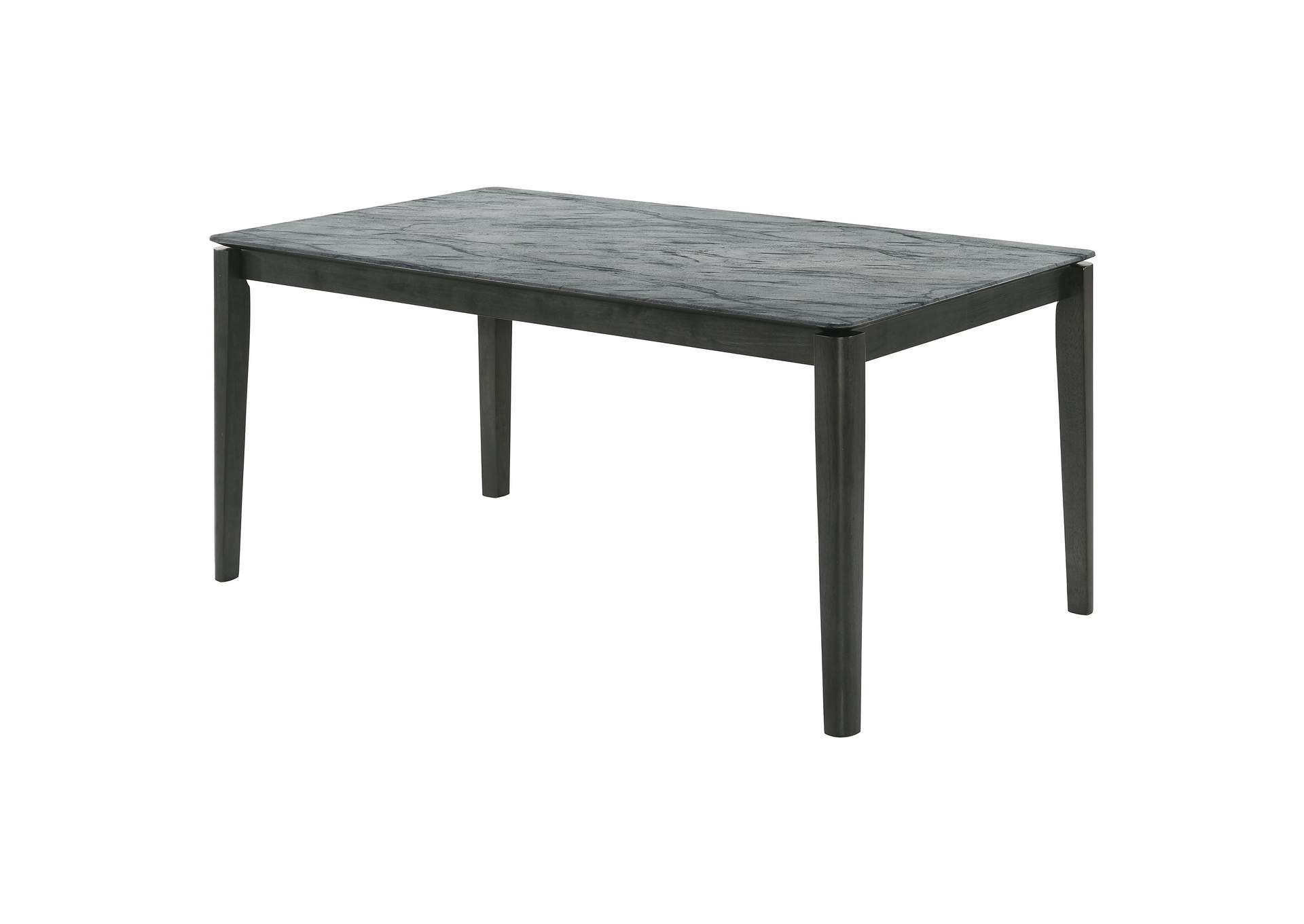 Stevie Rectangular Dining Table with Faux Marble Top,Coaster Furniture