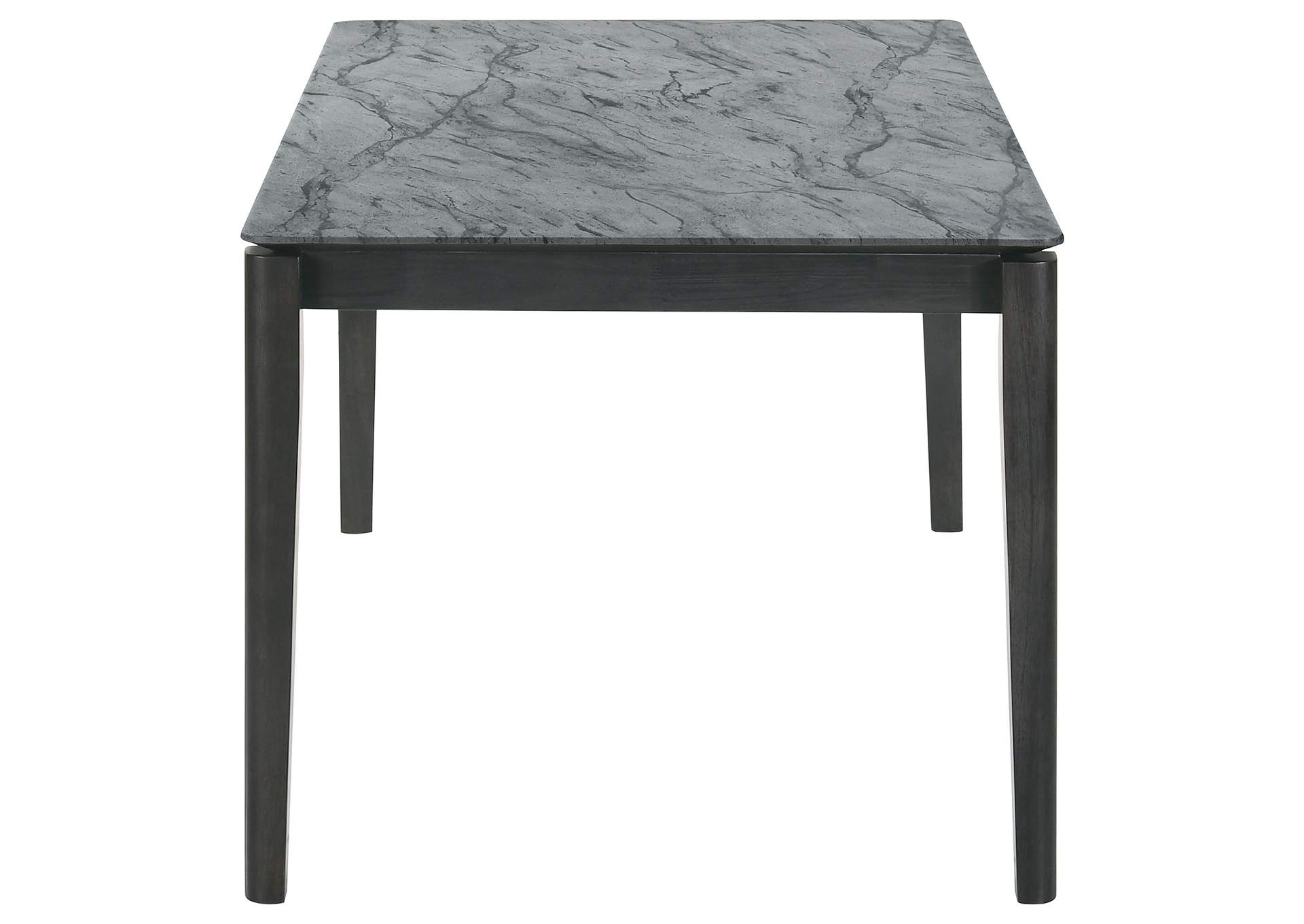 Stevie Rectangular Dining Table with Faux Marble Top,Coaster Furniture