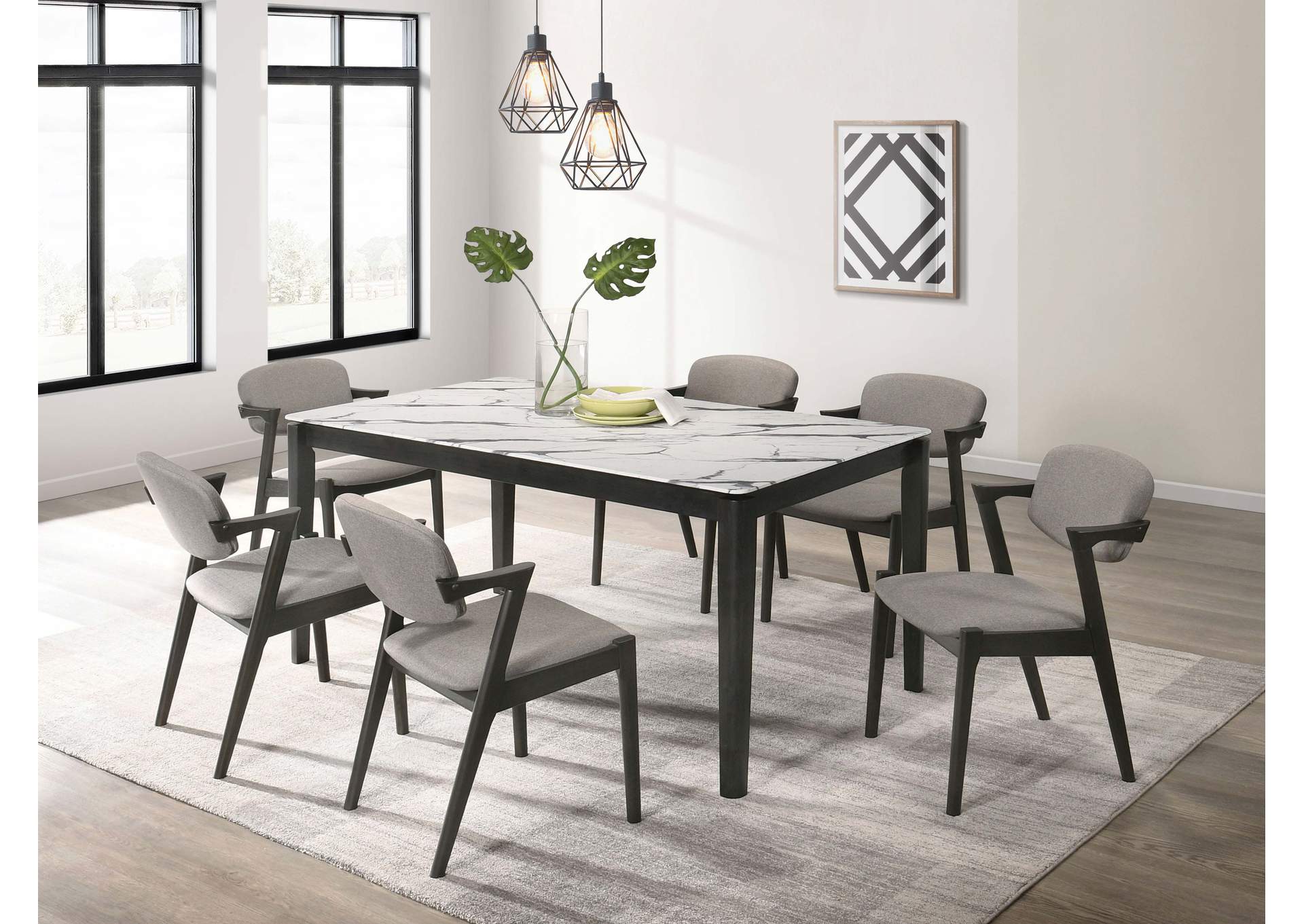 DINING TABLE 7 PC SET,Coaster Furniture