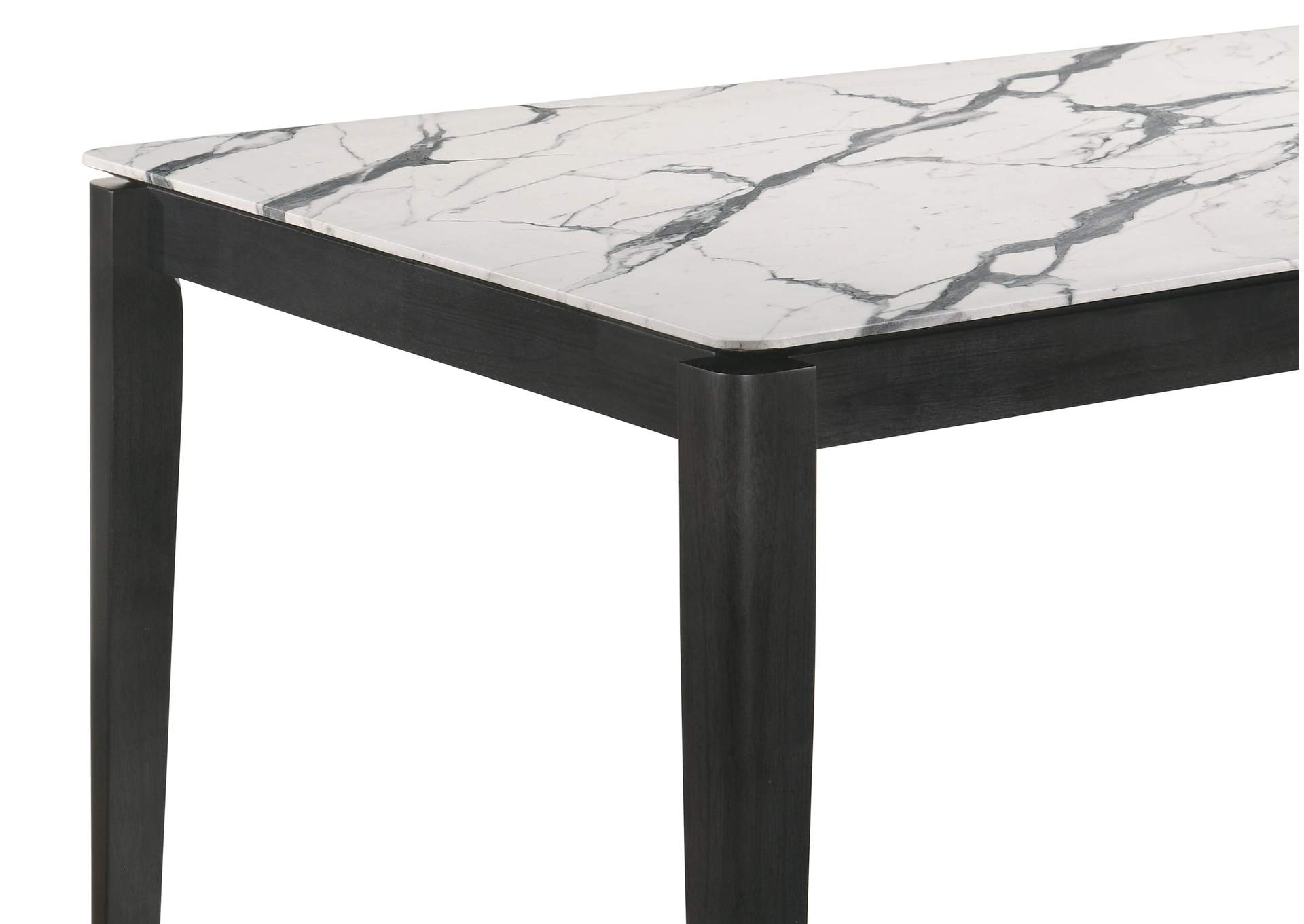 Stevie Rectangular Dining Table with Faux Marble Top,Coaster Furniture