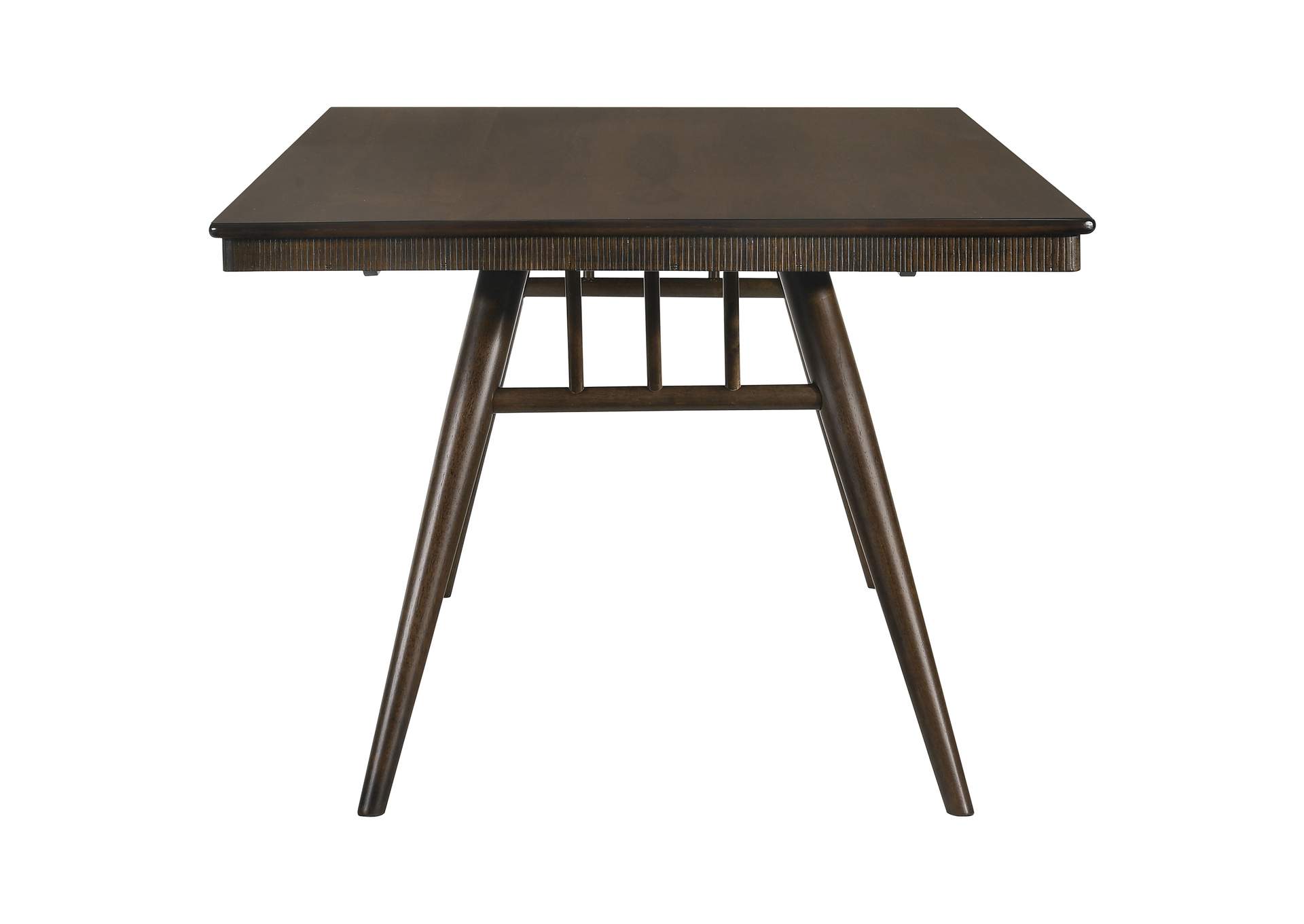 Wes Rectangular Dining Table Dark Walnut,Coaster Furniture