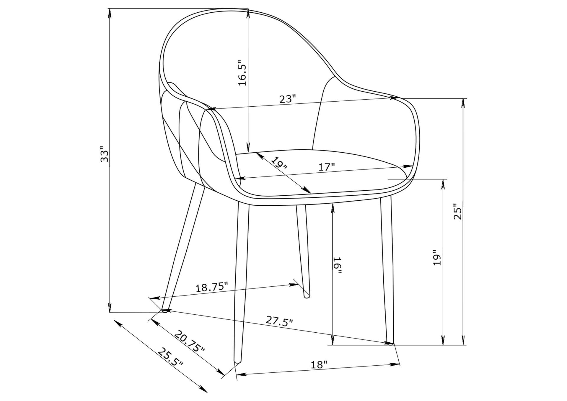 DINING CHAIR,Coaster Furniture