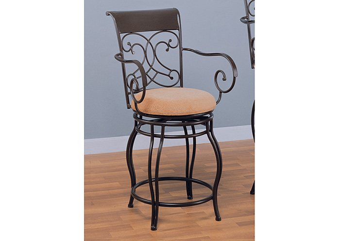 Dark 24in H Bar Stool,ABF Coaster Furniture