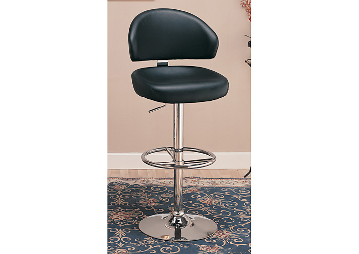 Black & Chrome 29in Bar Stool,ABF Coaster Furniture