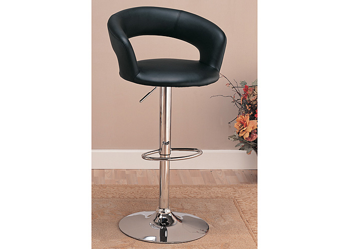 Black & Chrome 29in Bar Stool,ABF Coaster Furniture