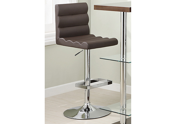 Brown & Chrome Barstool (Set of 2),ABF Coaster Furniture