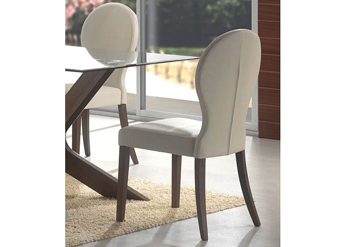 Grey & Walnut Chair (Set of 2),ABF Coaster Furniture