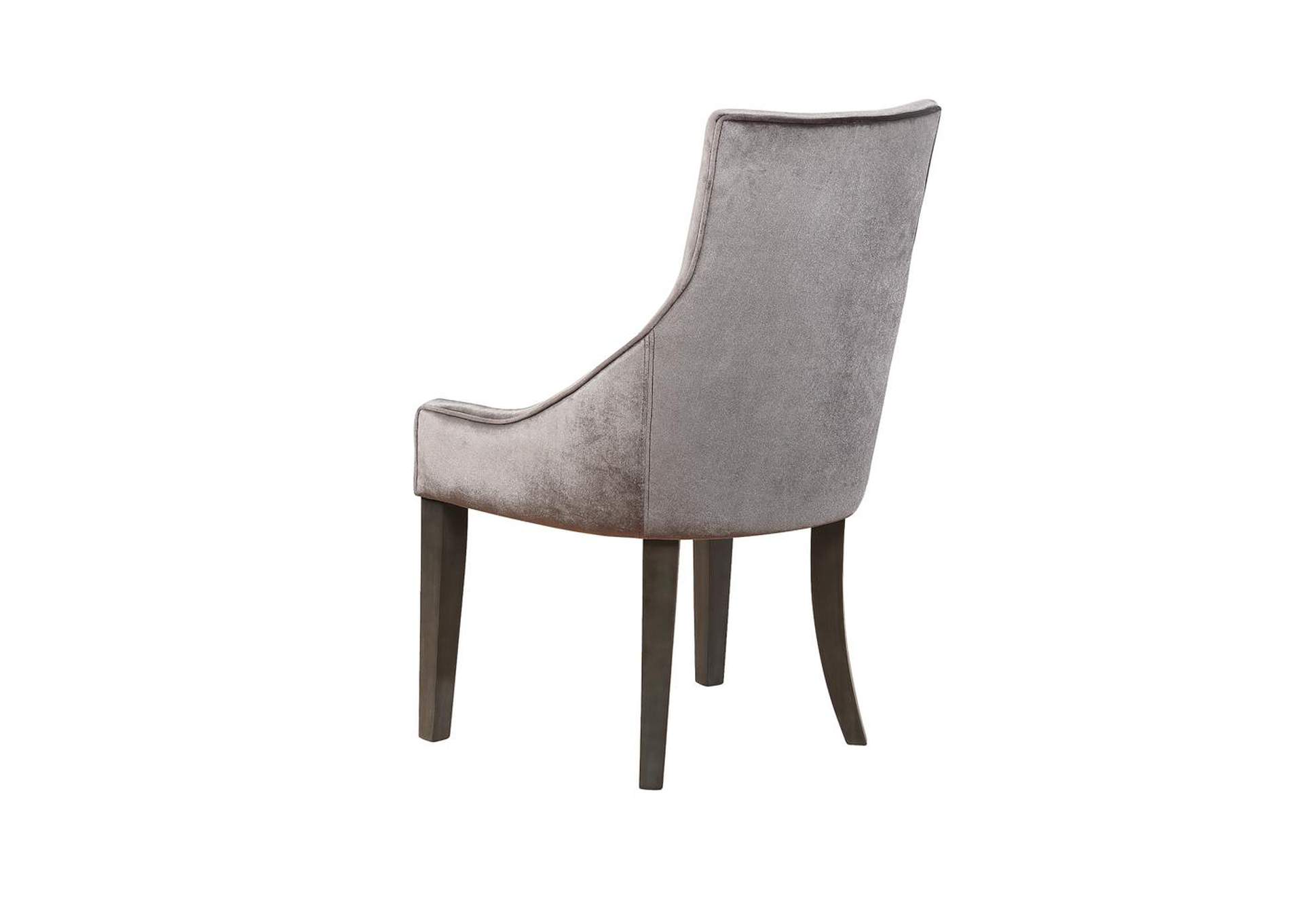 Phelps Traditional Grey Demi-Wing Chair,Coaster Furniture