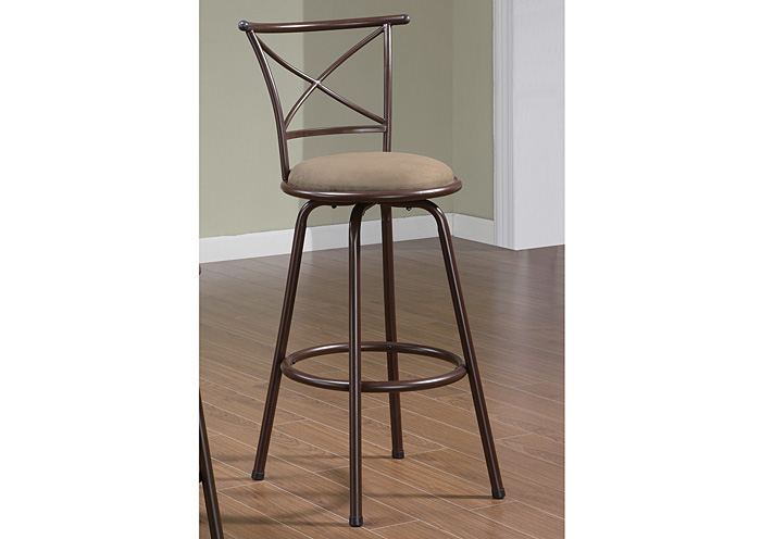 Brown & Brown Bar Stool (Set of 2),ABF Coaster Furniture