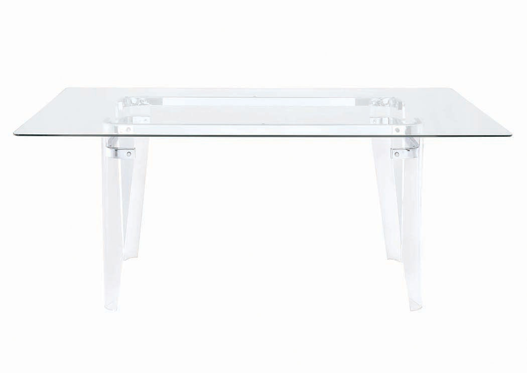 Clear Dining Table,ABF Coaster Furniture