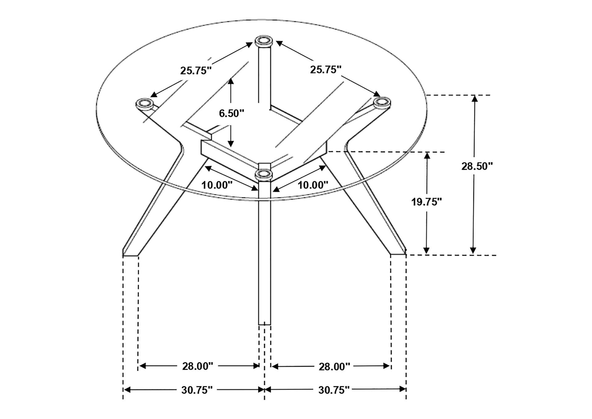 DINING TABLE,Coaster Furniture