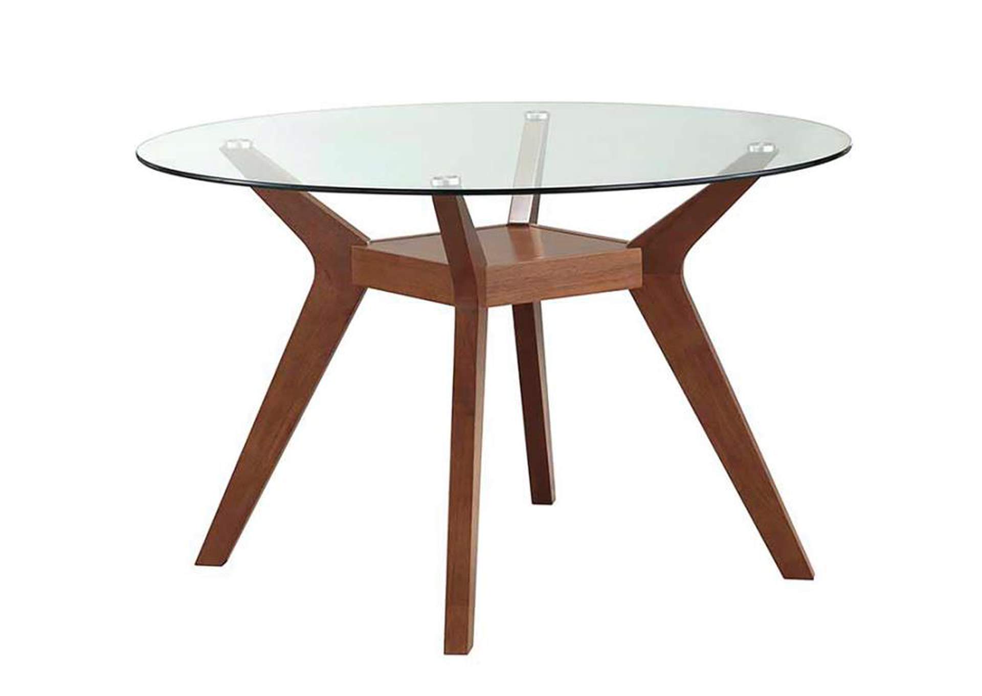 Paxton Dining Table Base Nutmeg,Coaster Furniture